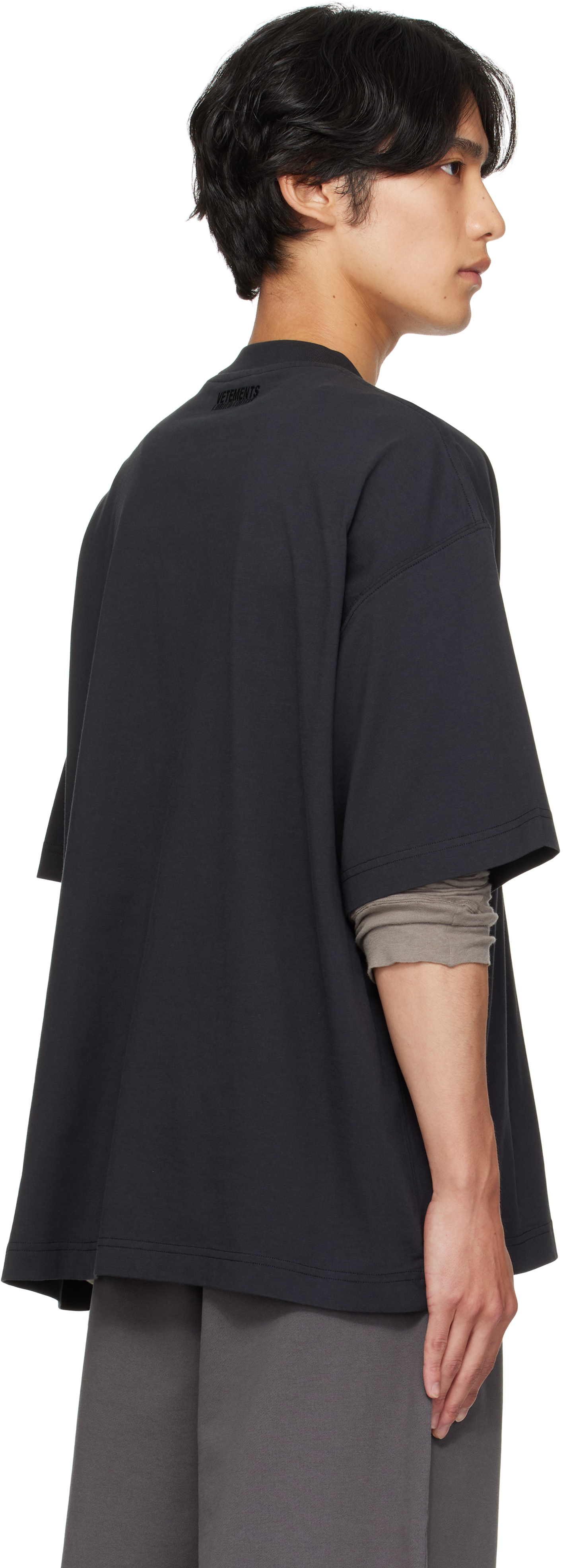 Vetements T-shirt With Print In Black