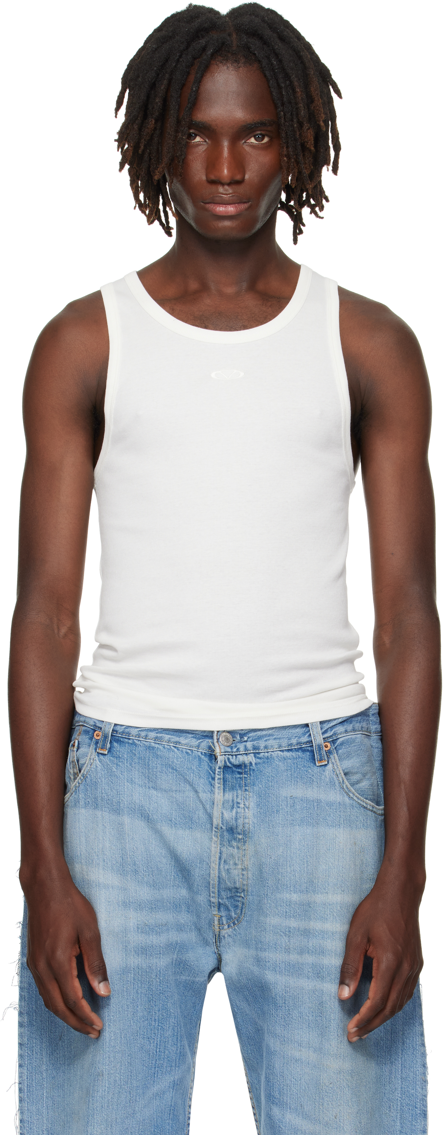 Off-White Oval Logo Tank Top