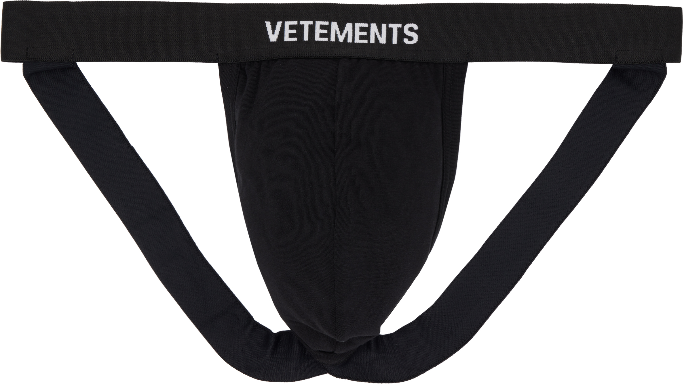 Black Logo Jockstrap
