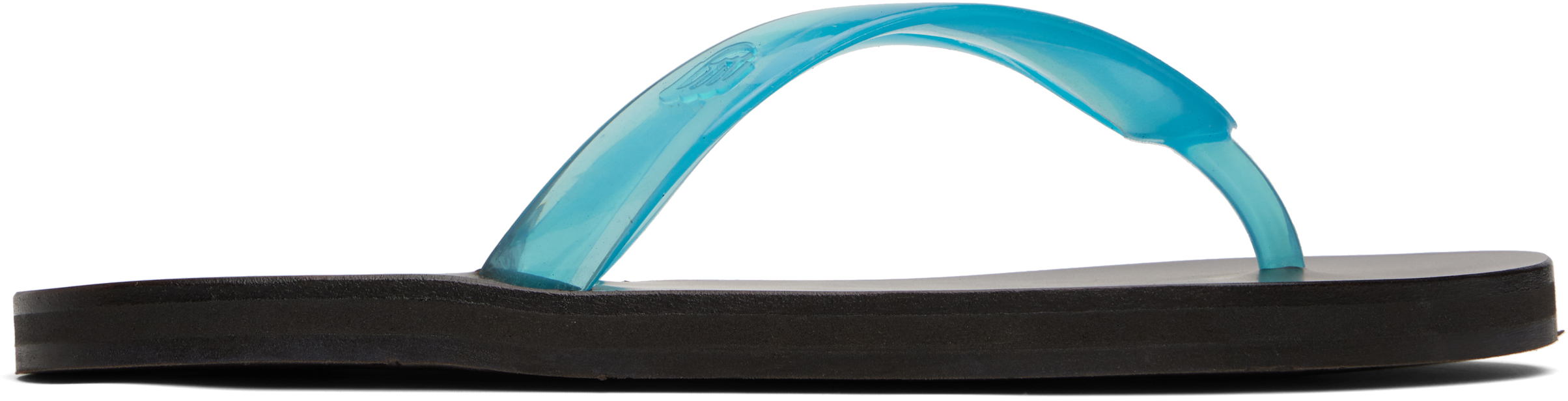 サンダル・ミュール ANCIENT GREEK Women Sandals SAIONARAROPE BLUE Blue Ancient Greek Sandals Saionara Jelly Sandal in Clear Blue | FWRD