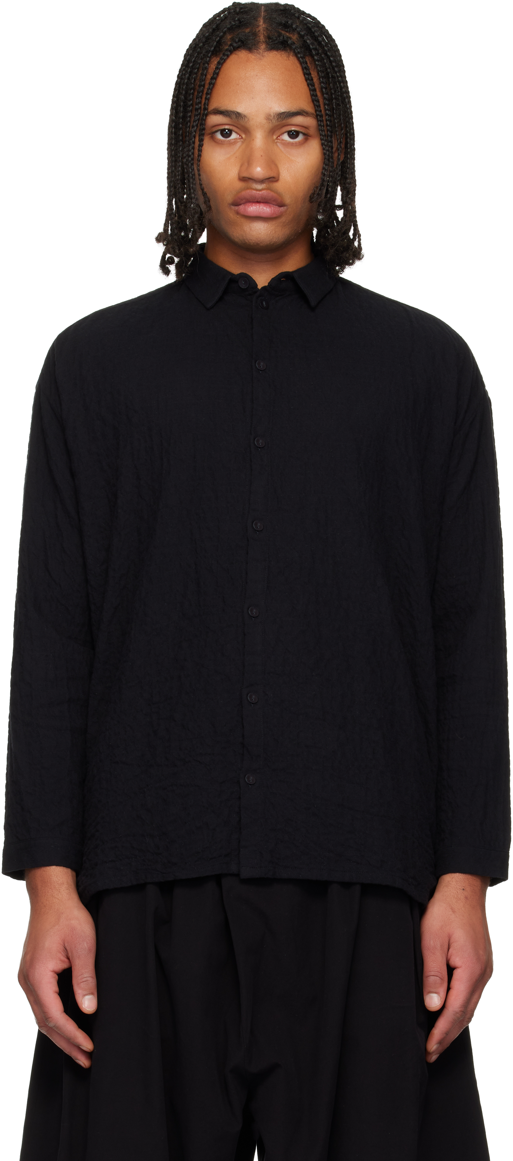 Toogood Black 'the Painter' Shirt In Black
