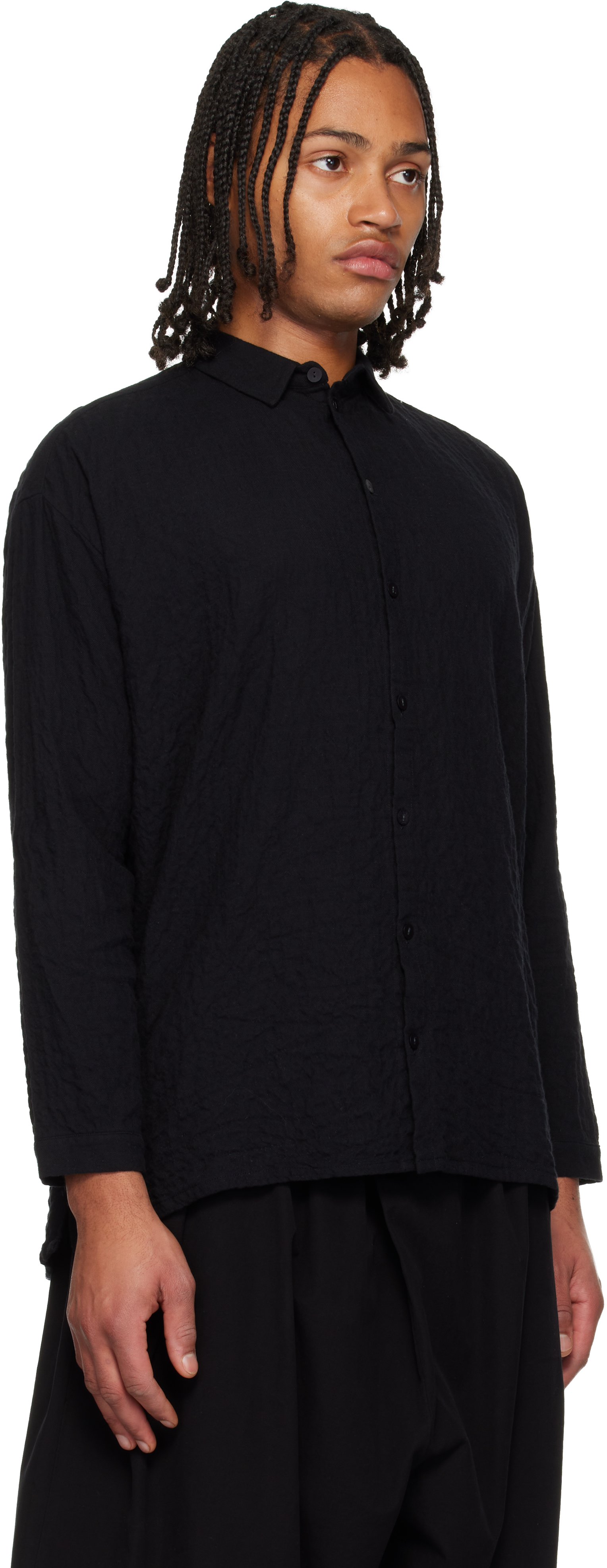 Toogood Black 'the Painter' Shirt In Black