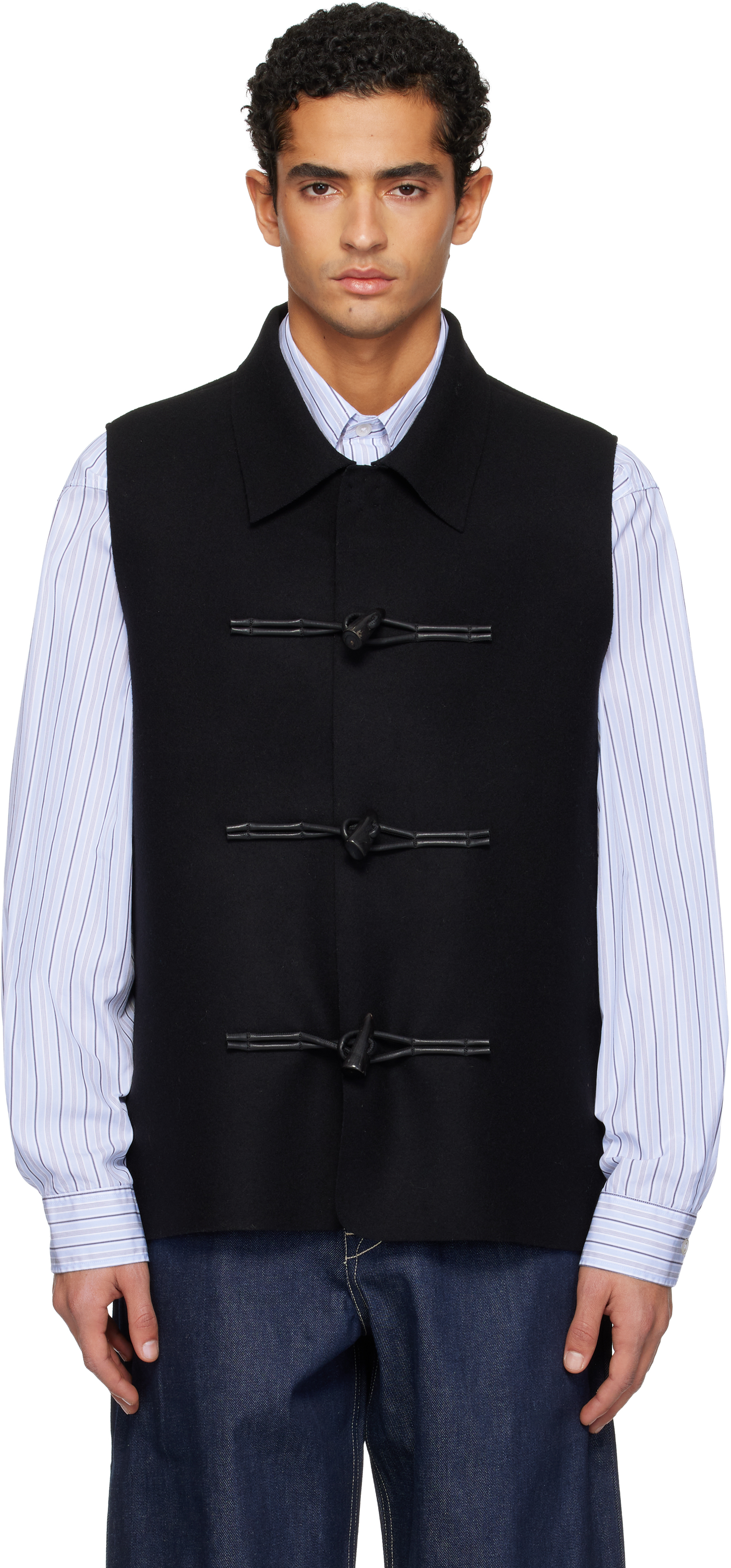 Toogood: ブラック 'The Upholsterer' ベスト | SSENSE 日本