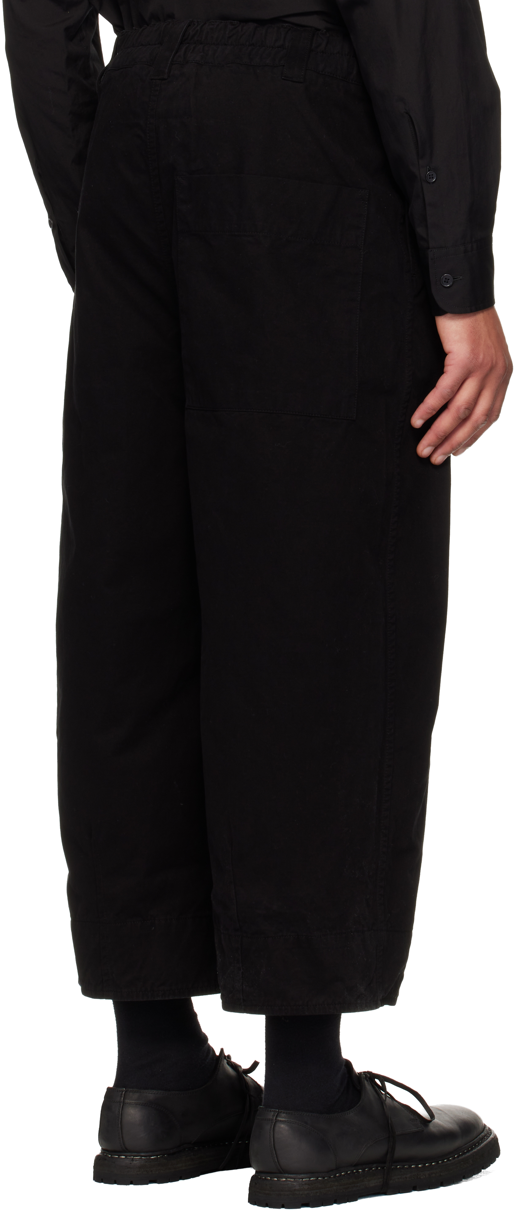 Toogood Black 'the Etcher' Trousers In Gray