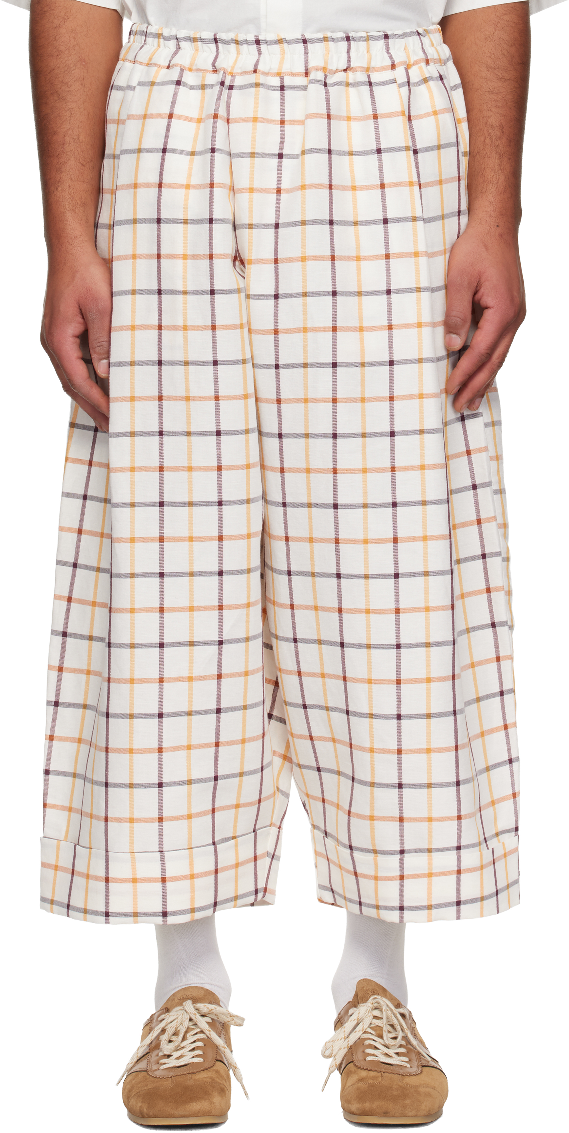 Toogood White 'the Baker' Trousers In White