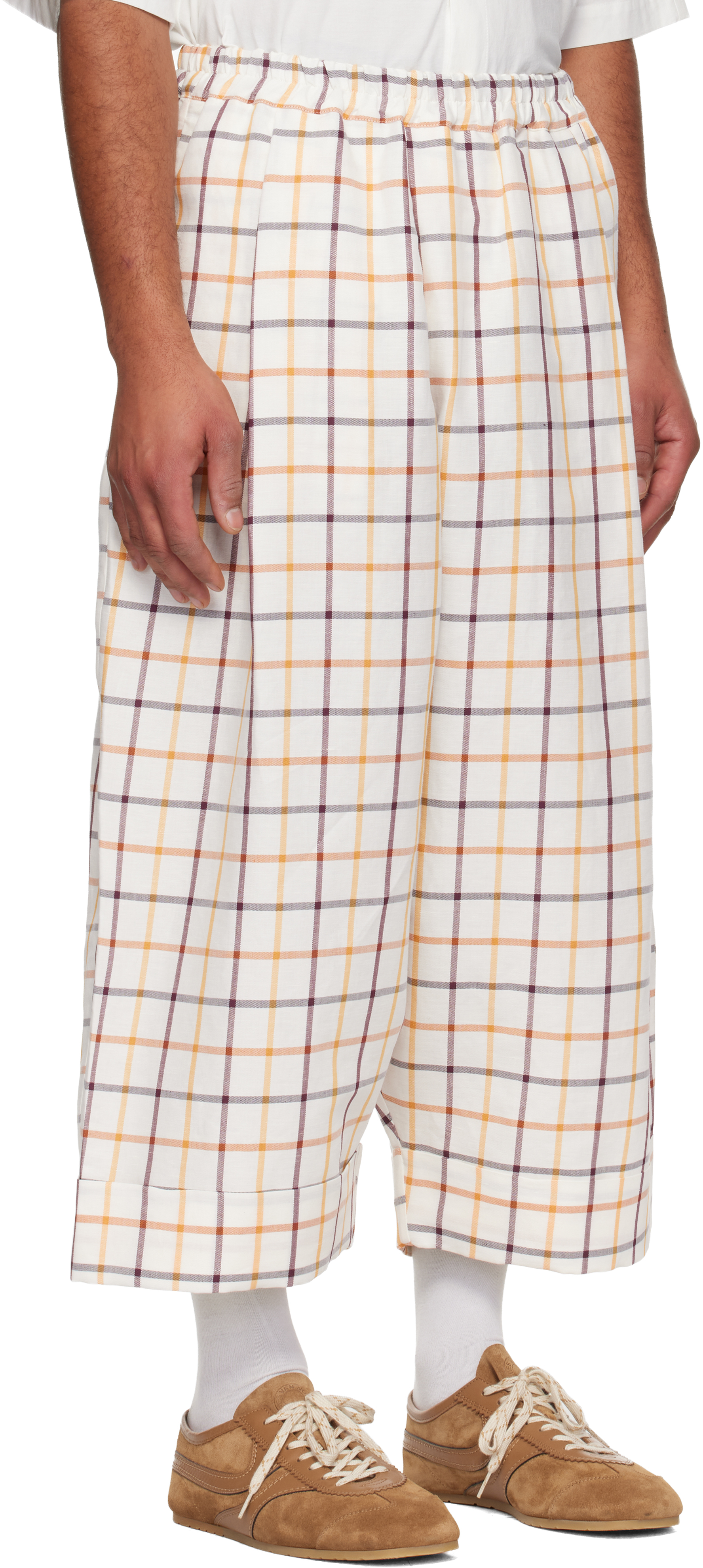 Toogood White 'the Baker' Trousers In White