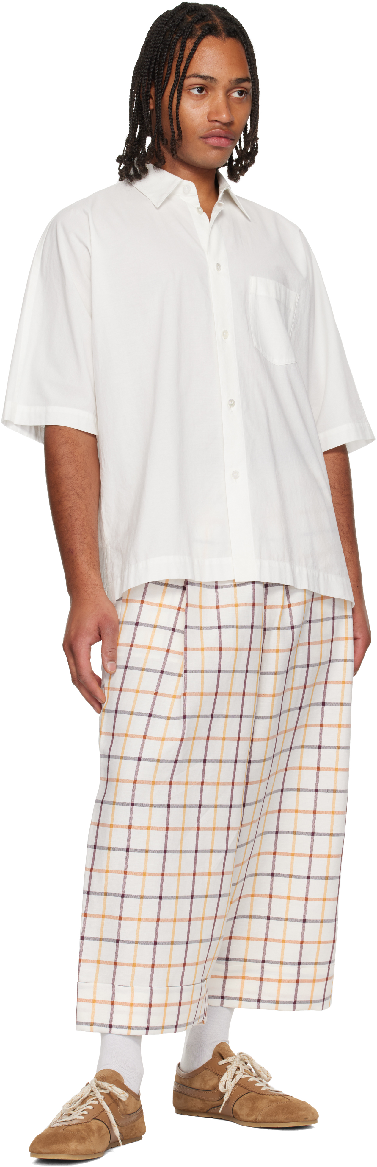 Toogood White 'the Baker' Trousers In White