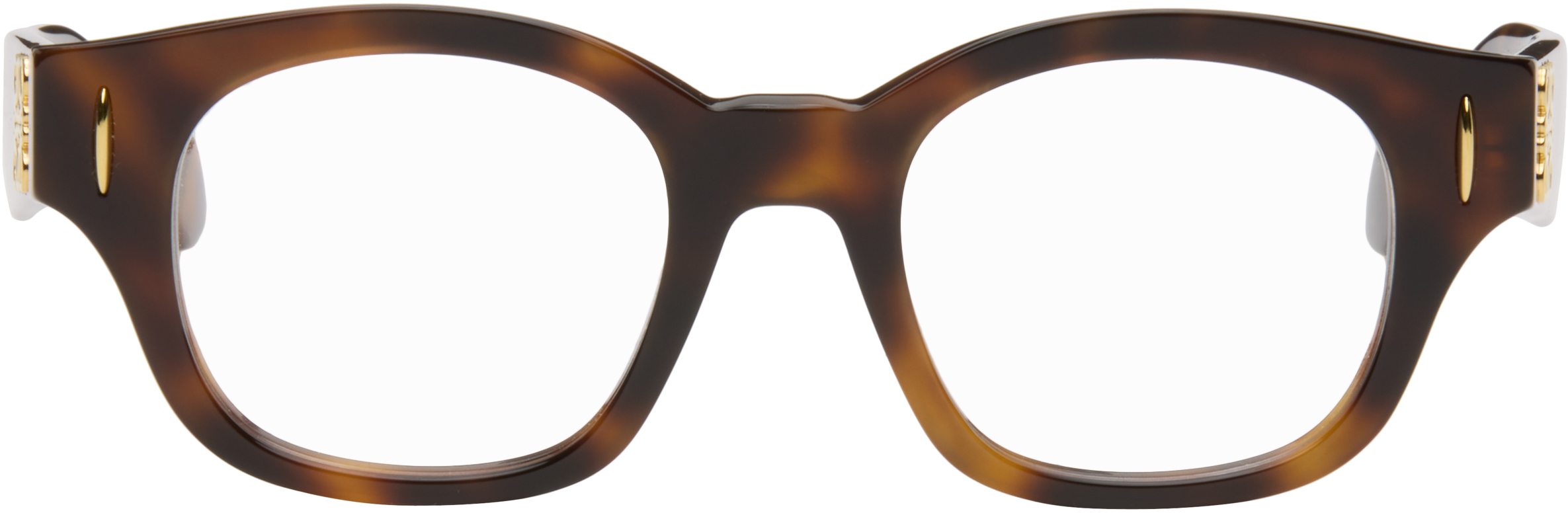 Brown Anagram Glasses