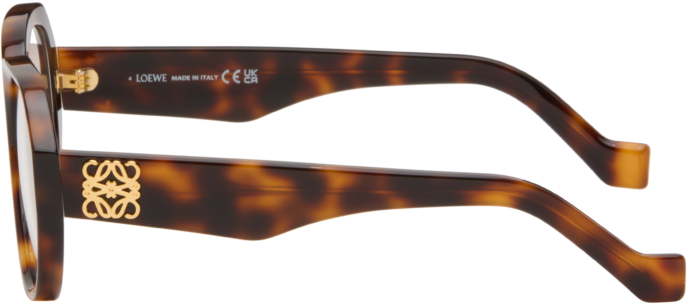 Loewe Brown Anagram Geometric Glasses In Brown