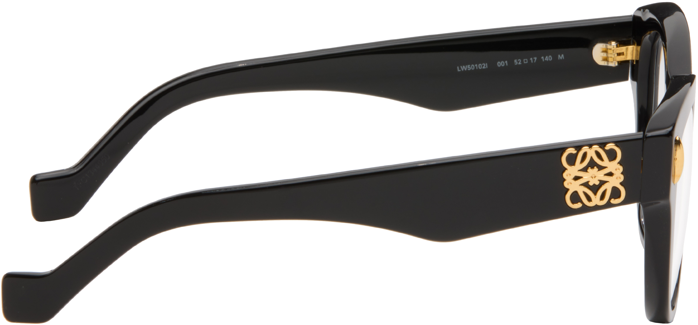 Loewe Black Anagram Glasses In Black