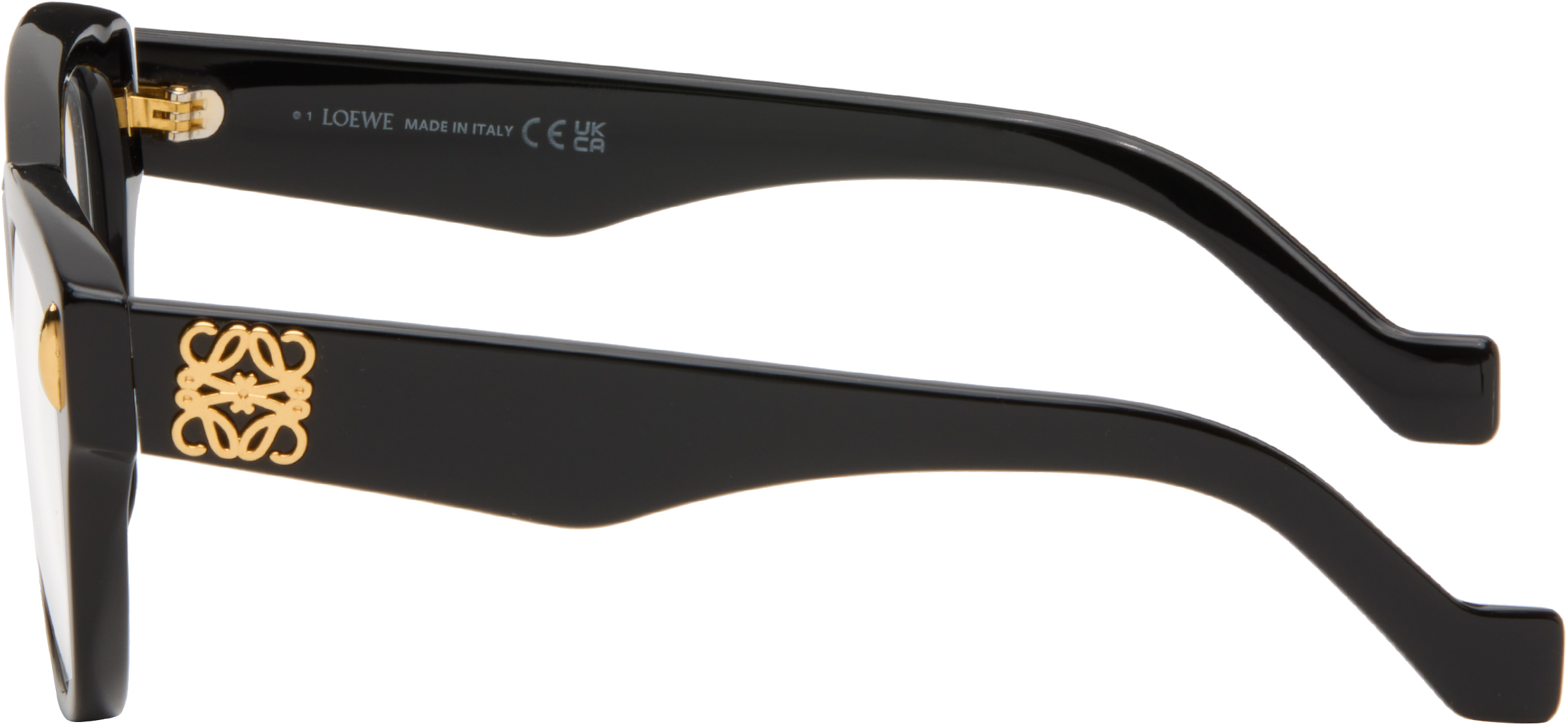 Loewe Black Anagram Glasses In Black