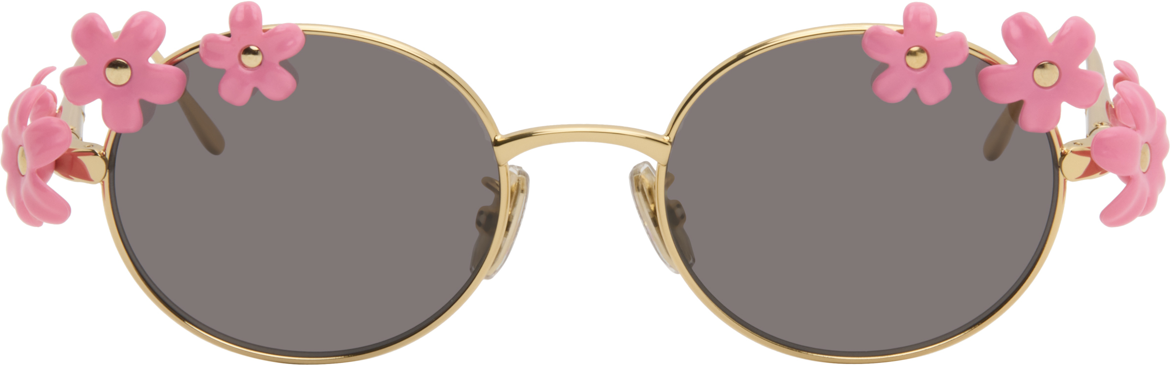 Loewe Logo Sunglasses In Gold