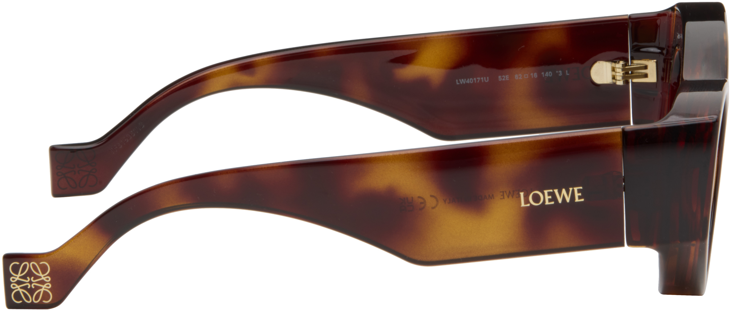 Loewe Brown Paula's Ibiza Goggle Cat-eye Sunglasses In Brown