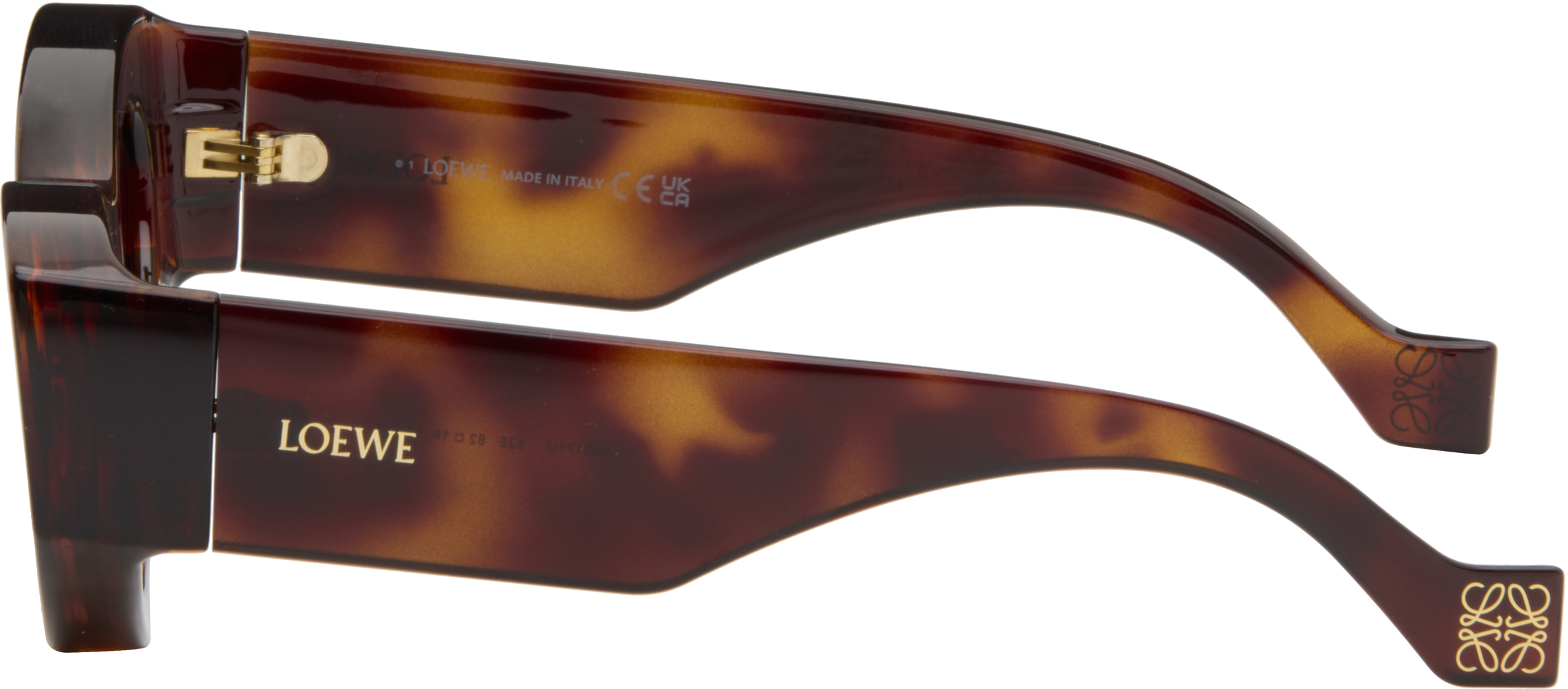 Loewe Brown Paula's Ibiza Goggle Cat-eye Sunglasses In Brown