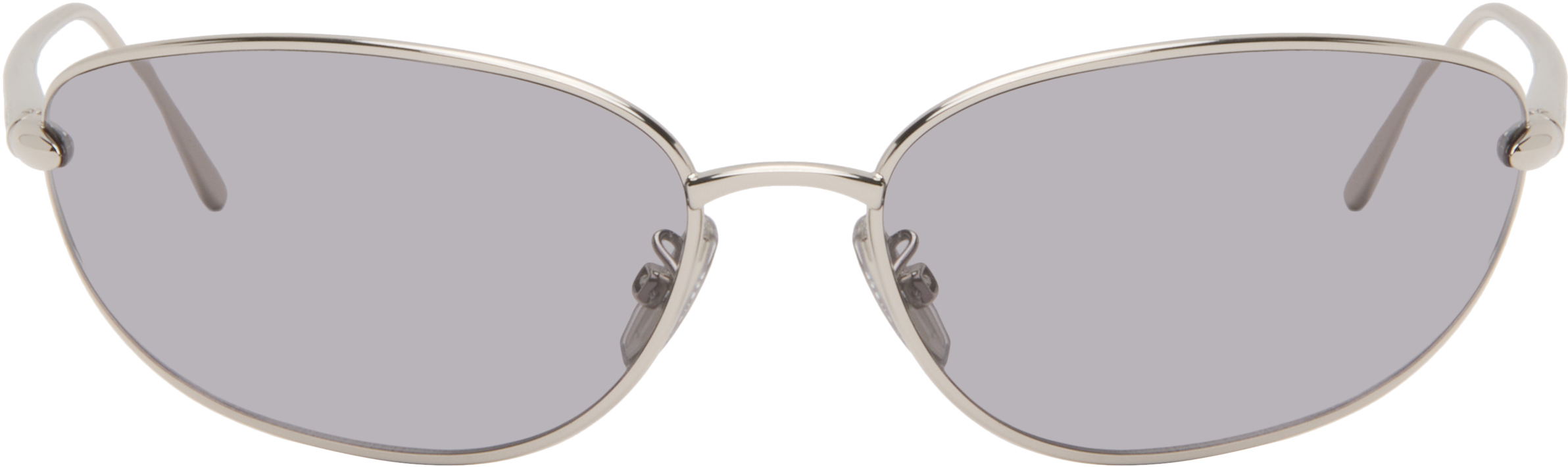 Silver Signature Metal Sunglasses