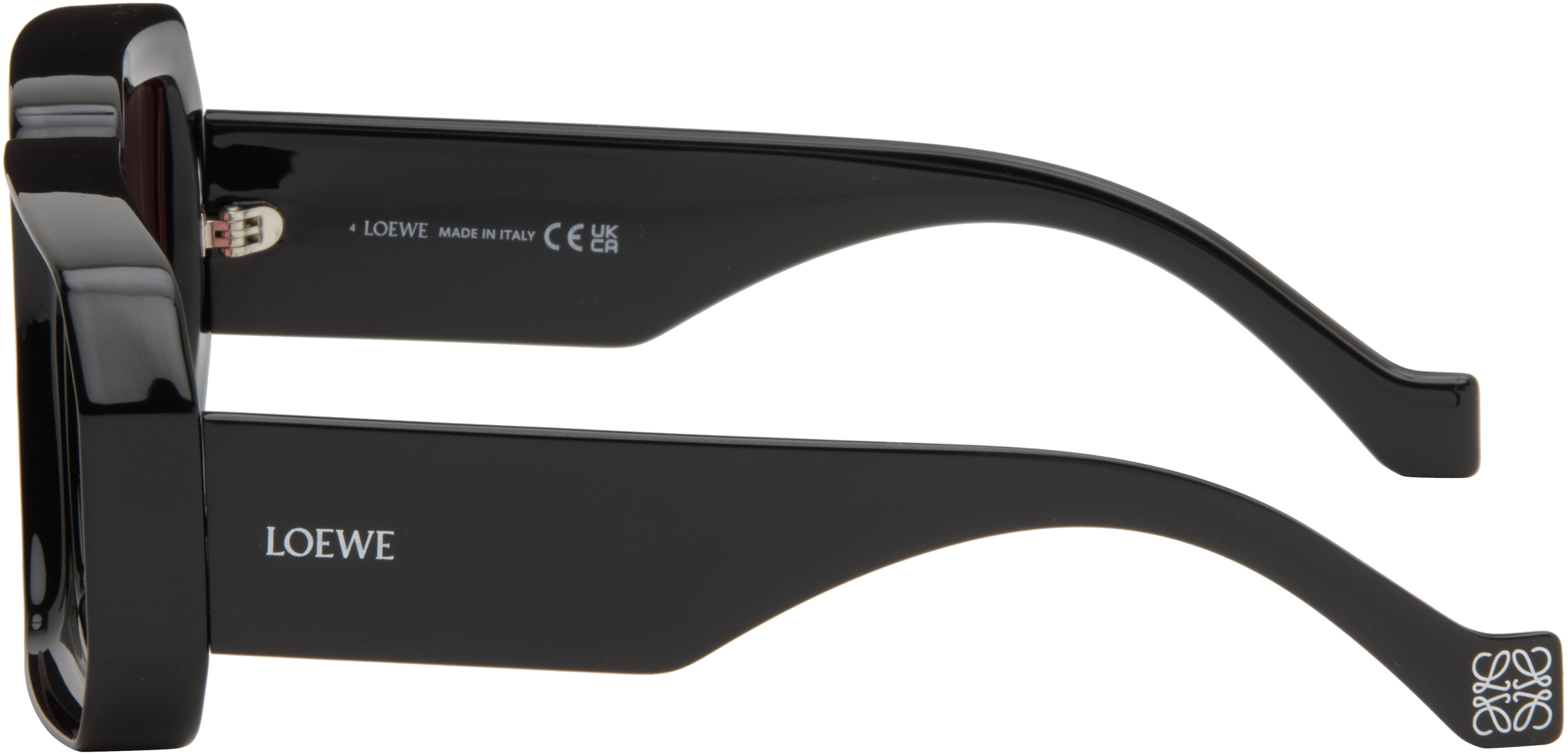 Loewe Black Paula's Ibiza Dive Sunglasses In Black