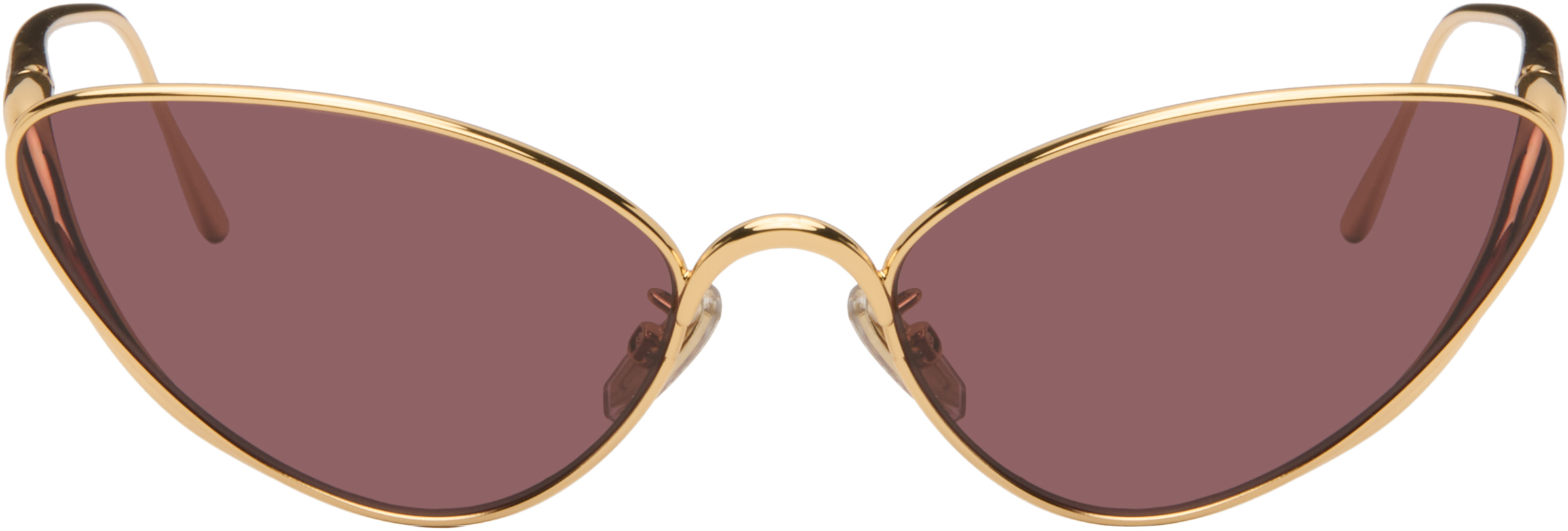 Loewe Gold Shooting Star Sunglasses In Gold