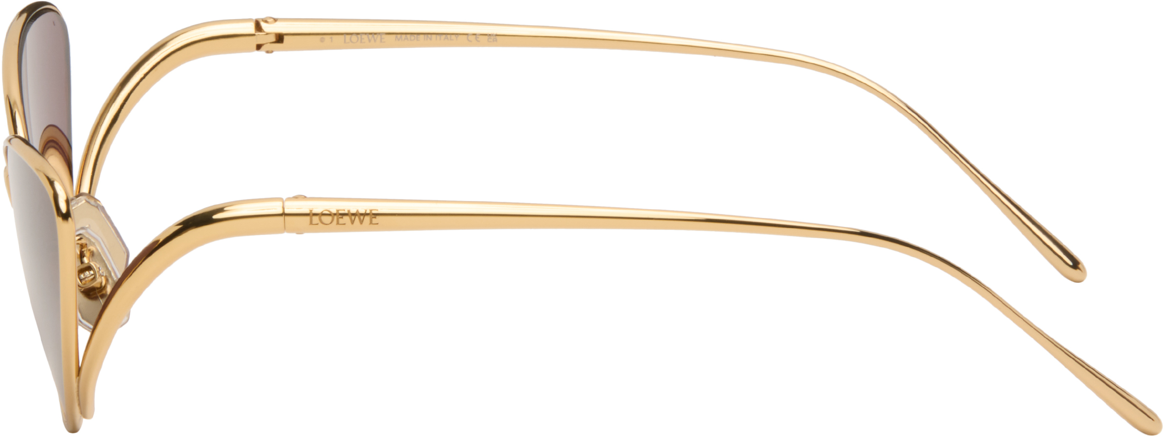 Loewe Gold Shooting Star Sunglasses In Gold