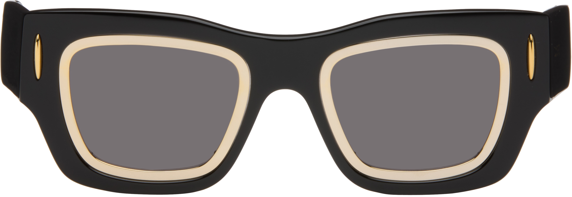 Black Cinema Double Layer Sunglasses