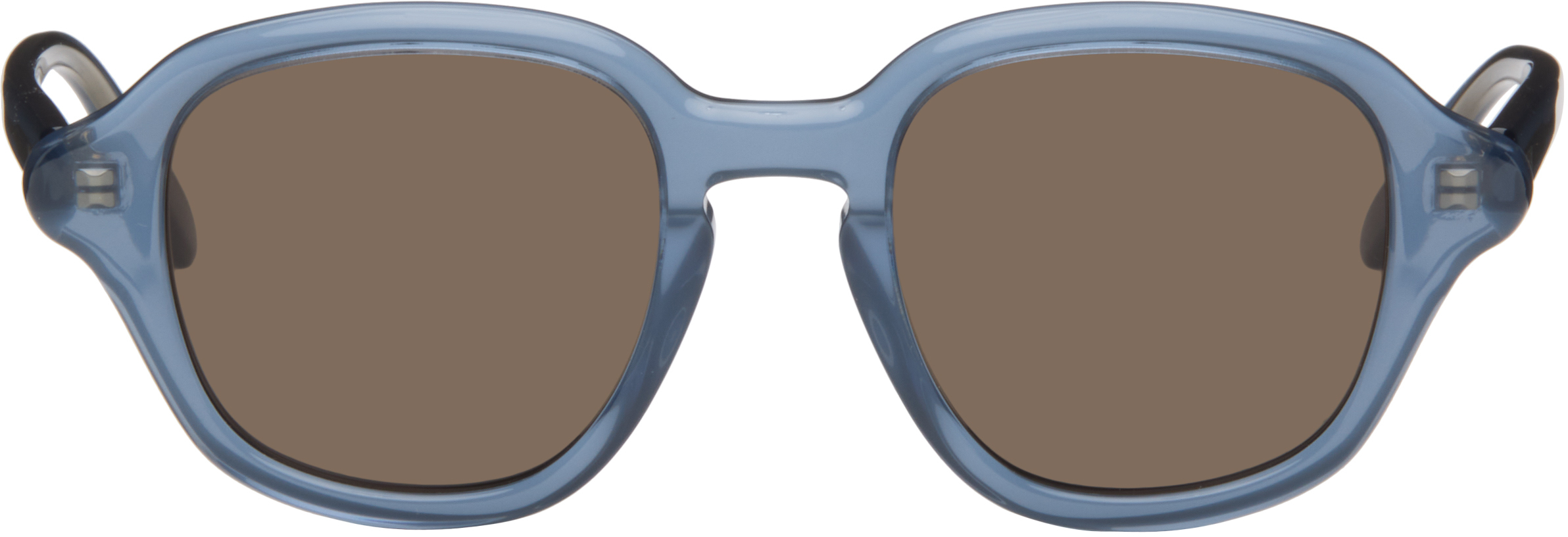 Blue Alpha Slim Sunglasses