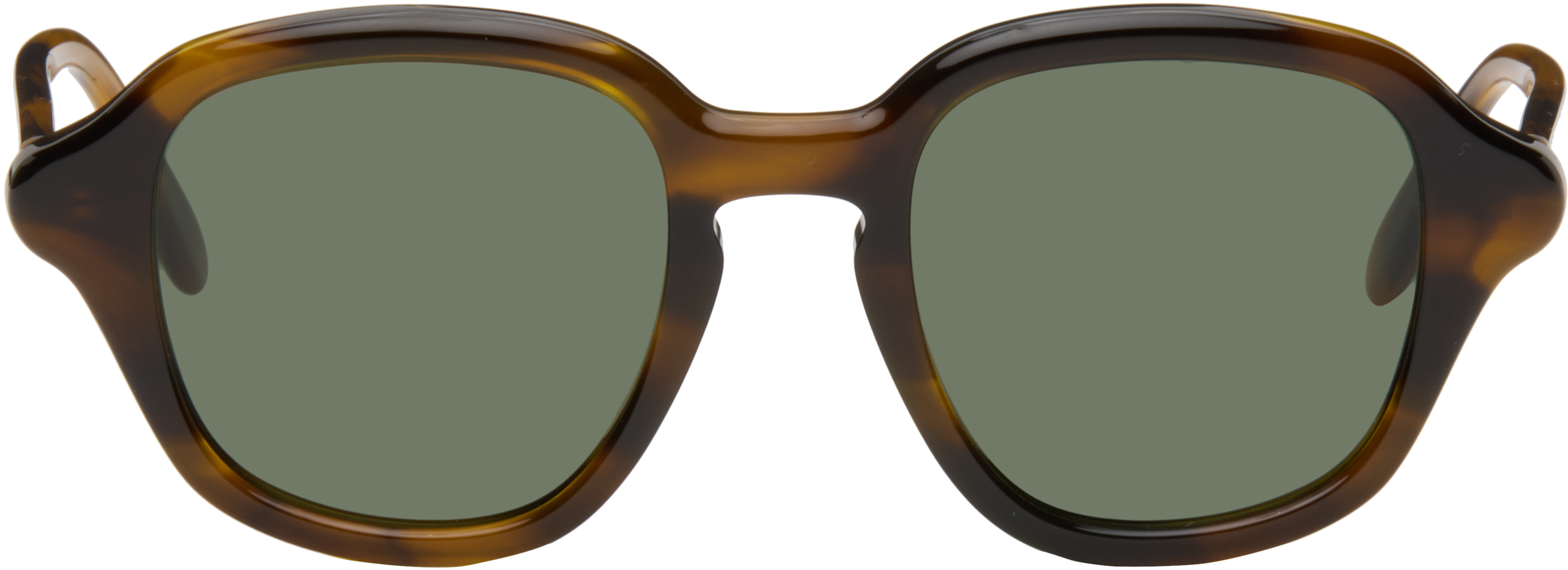 Brown Alpha Slim Sunglasses