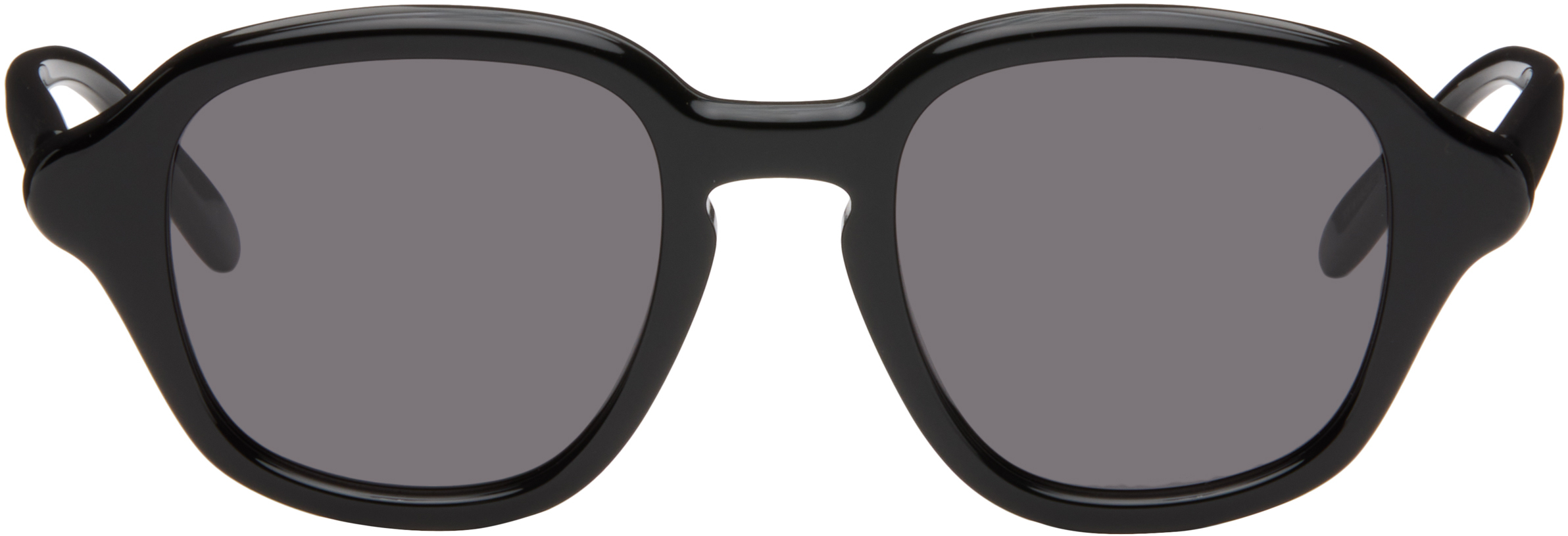 Black Alpha Slim Sunglasses