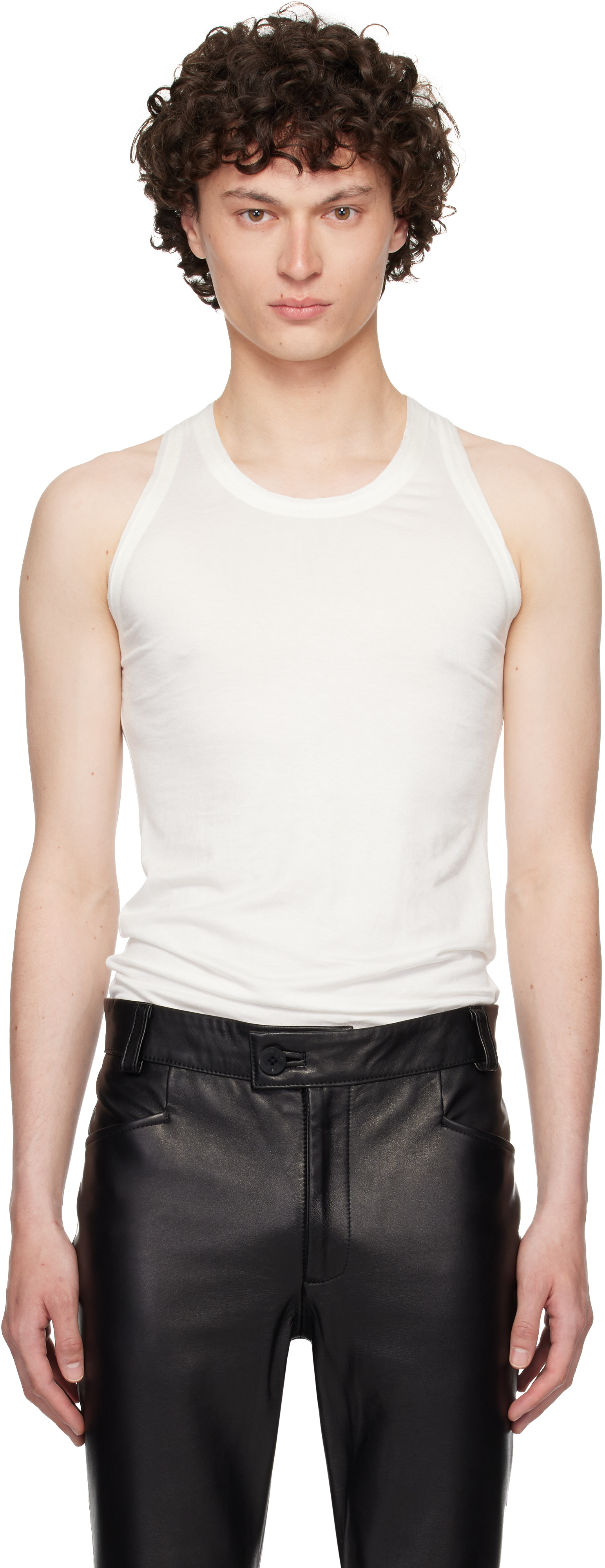 satin white tank