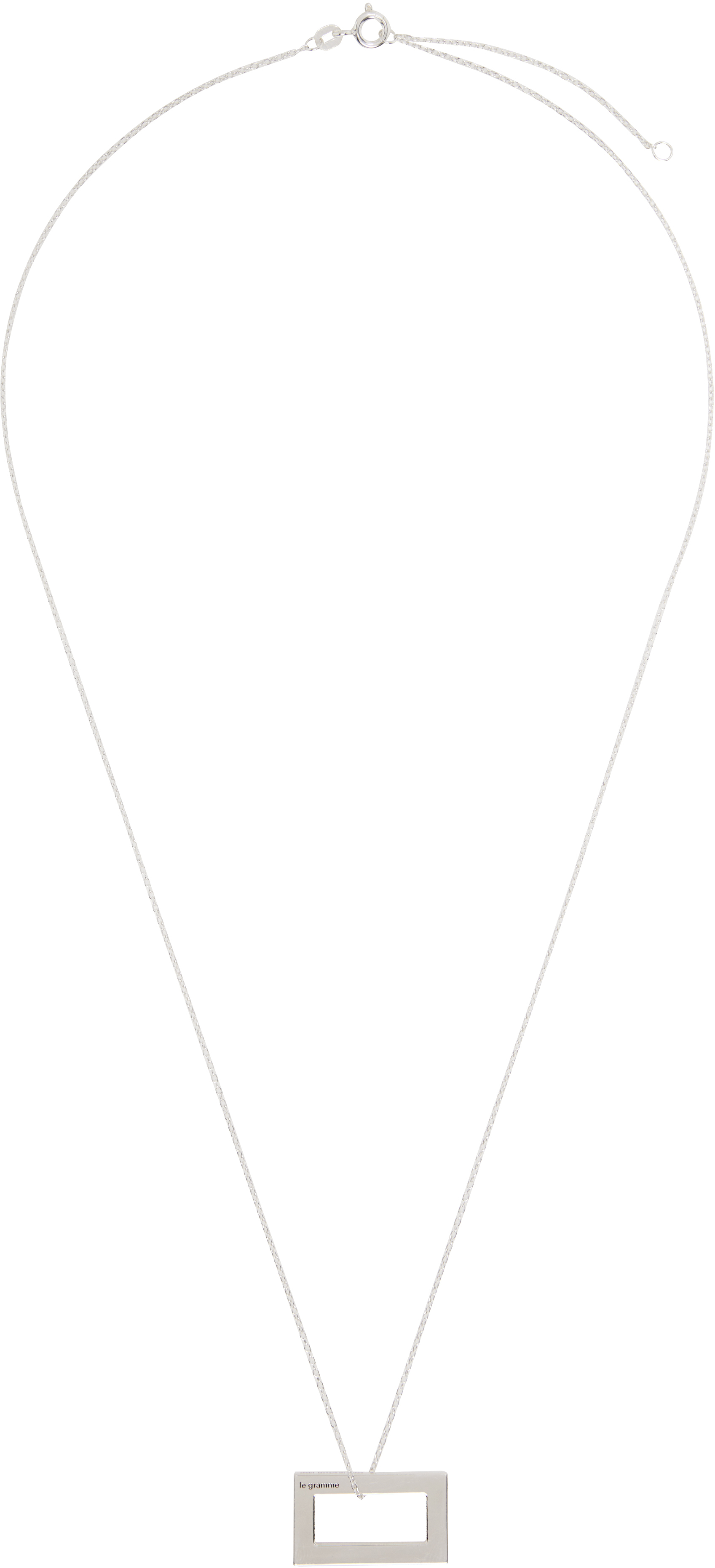 'Le 3.4g Rectangle' Necklace