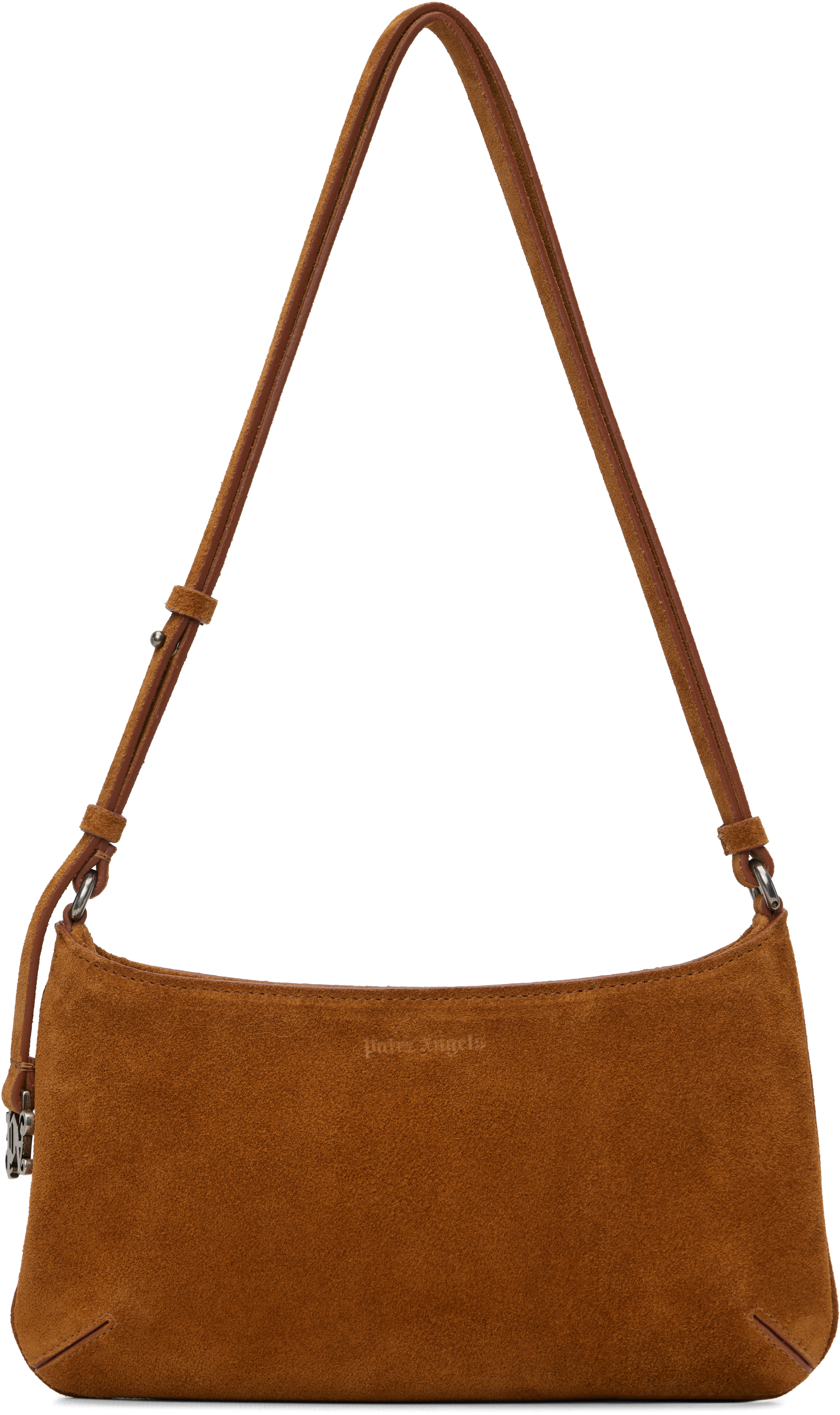 Palm Angels Tan Suede Giorgina Bag In Sand