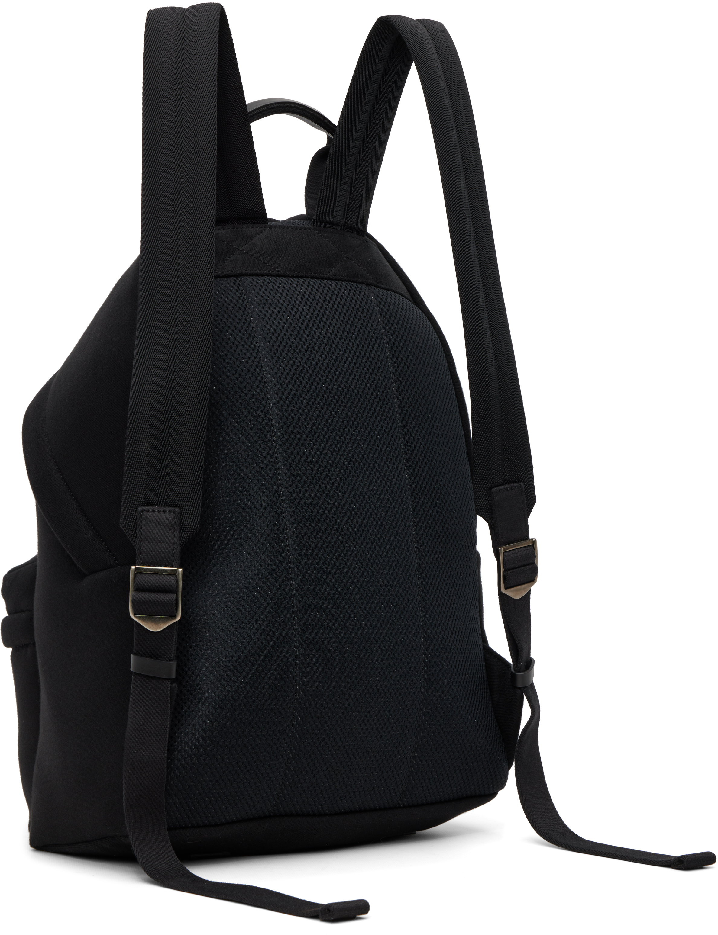 Palm Angels Versatile Backpack Featuring Adjustable Elements In Black
