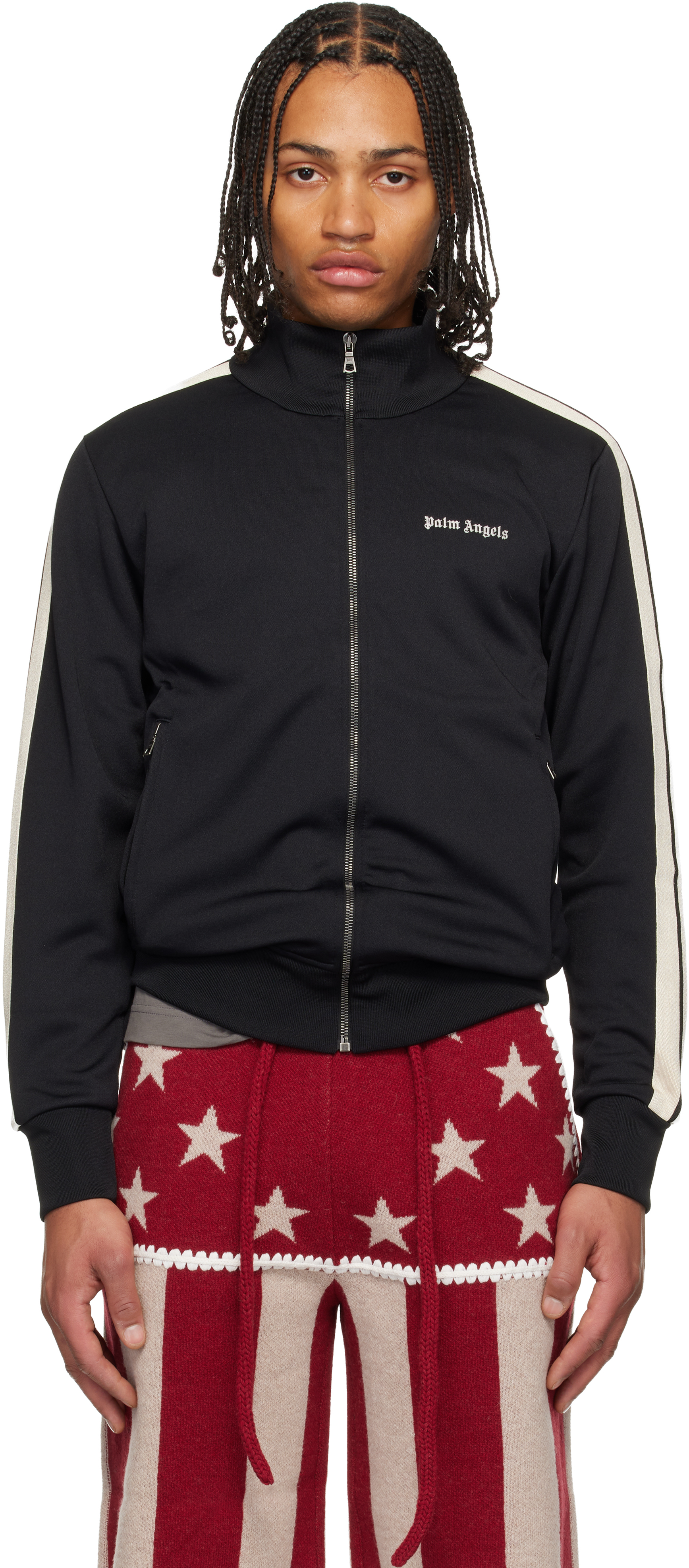 Palm Angelsのブラック Classic Logo トラックジャケットがセール中