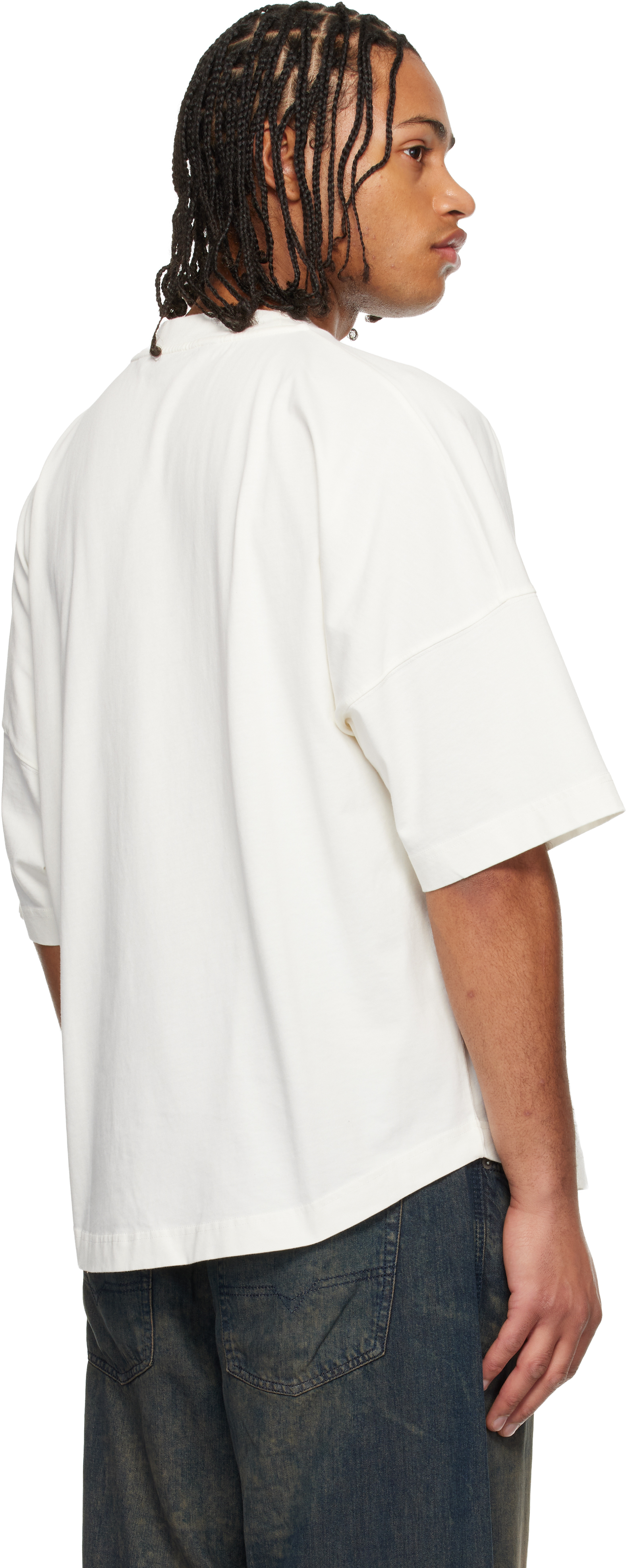 Palm Angels Bear In Mind Over T-shirt In White