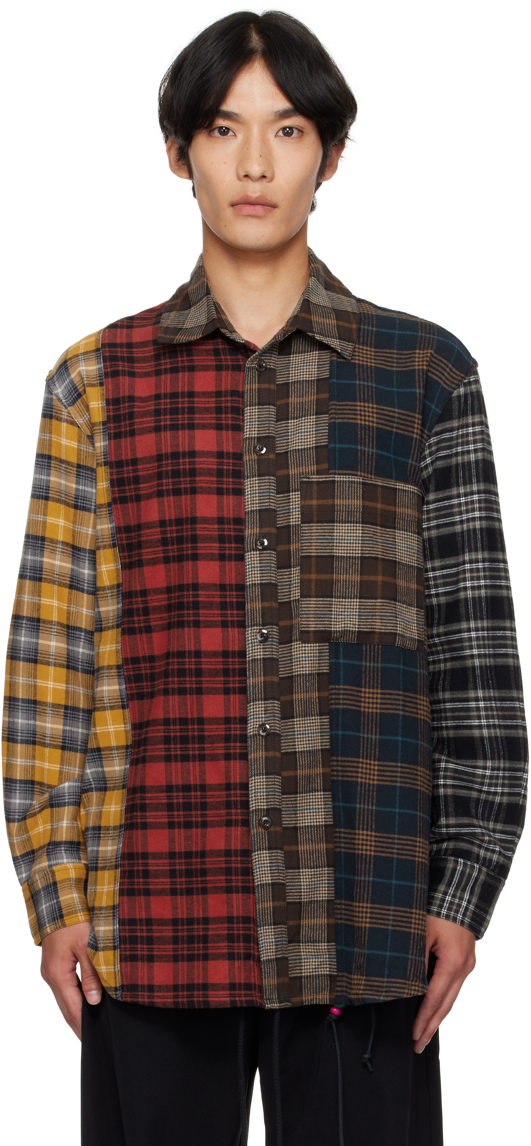 Multicolor Tartan Flannel Shirt