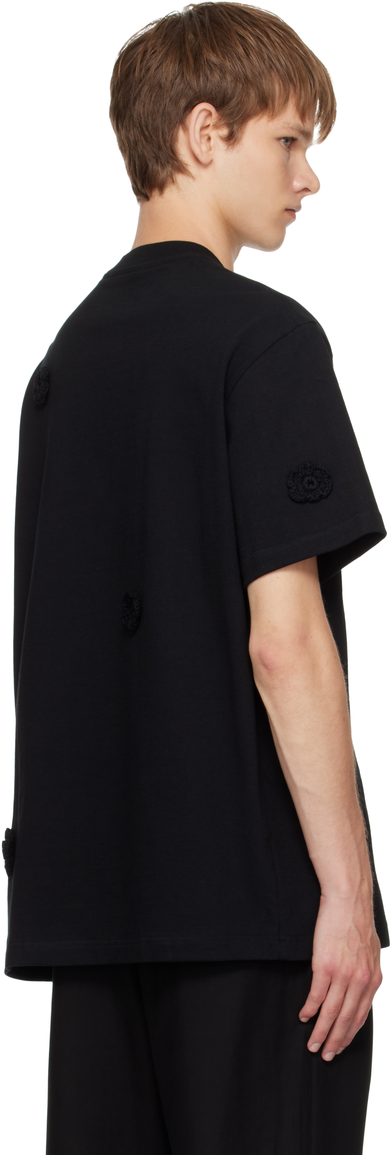 Song For The Mute Black Daisy Standard T-shirt In Black