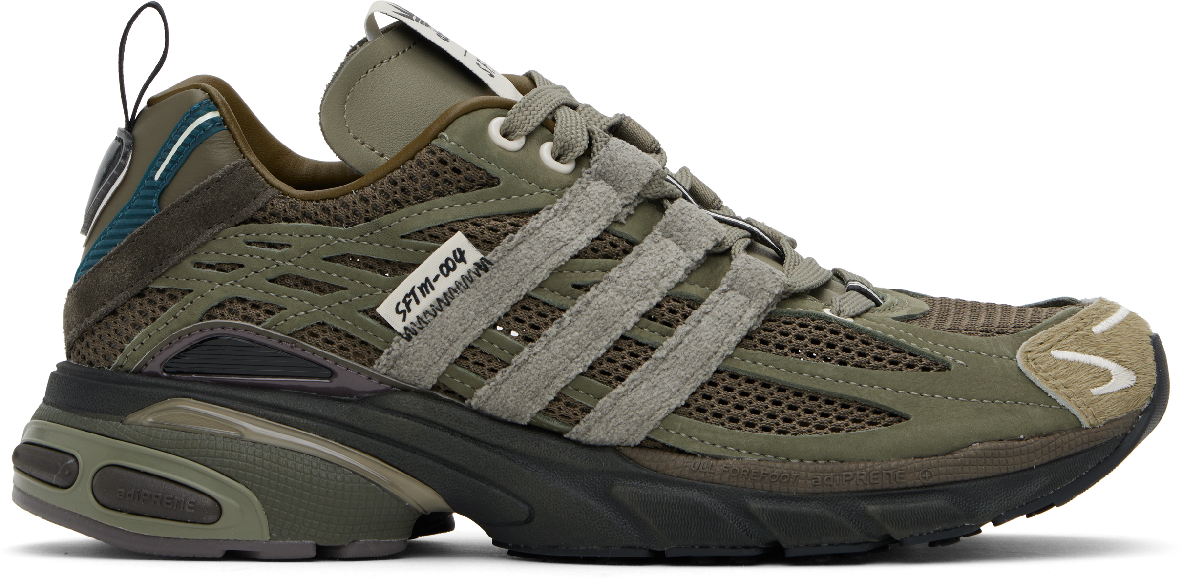 Khaki adidas Originals Edition Adistar Cushion Sneakers by Song