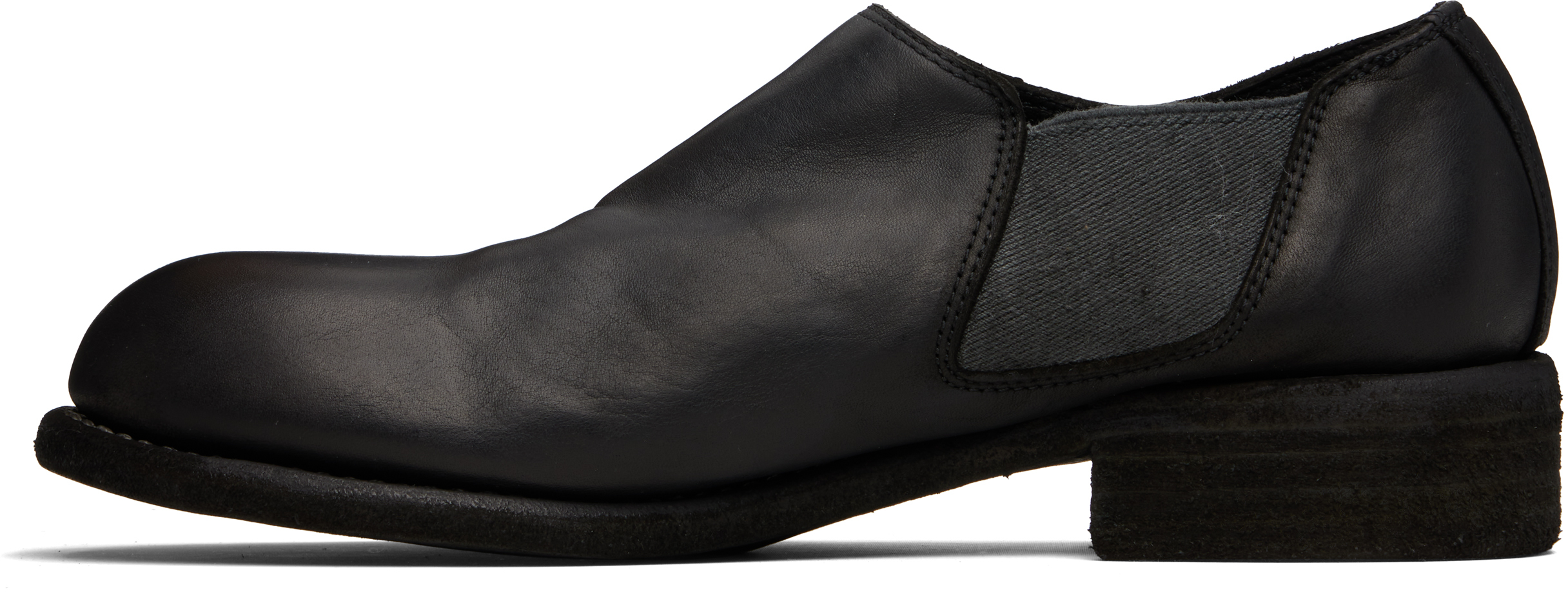 Guidi Black 990e Loafers In Black