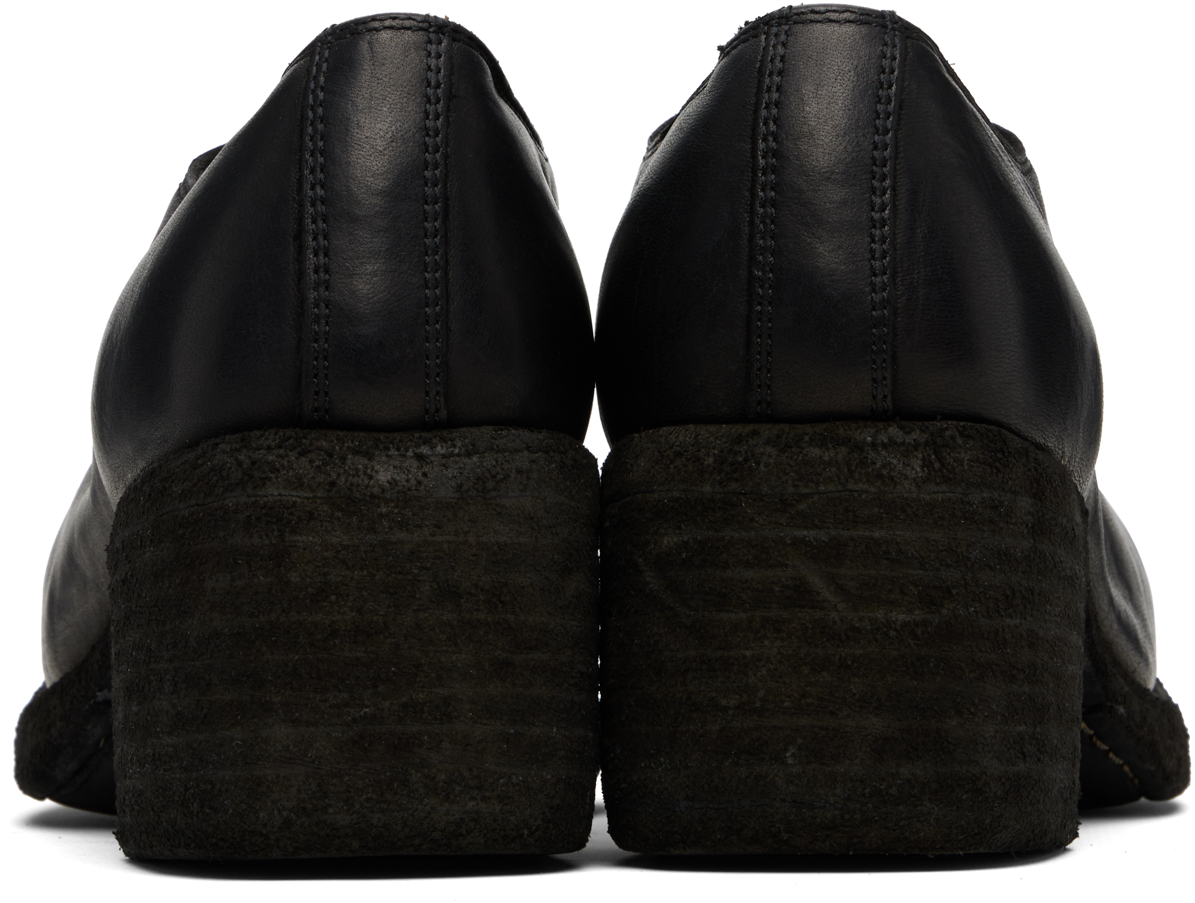 Guidi 9080 Derby Shoes In Black