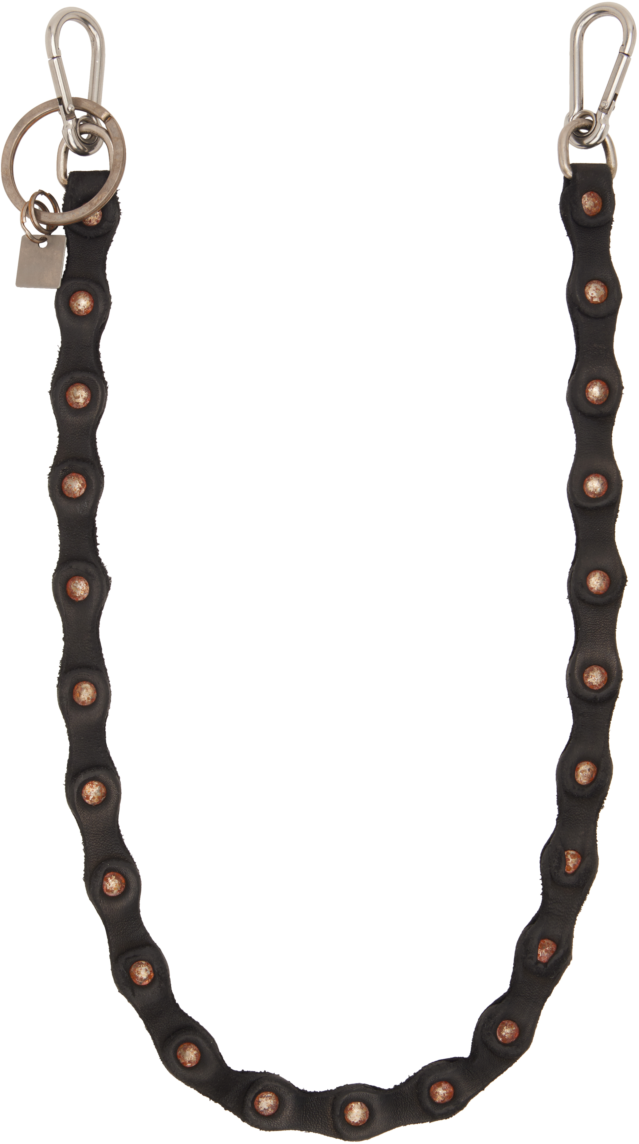 Guidi Black Horse Leather Hb03 Keychain