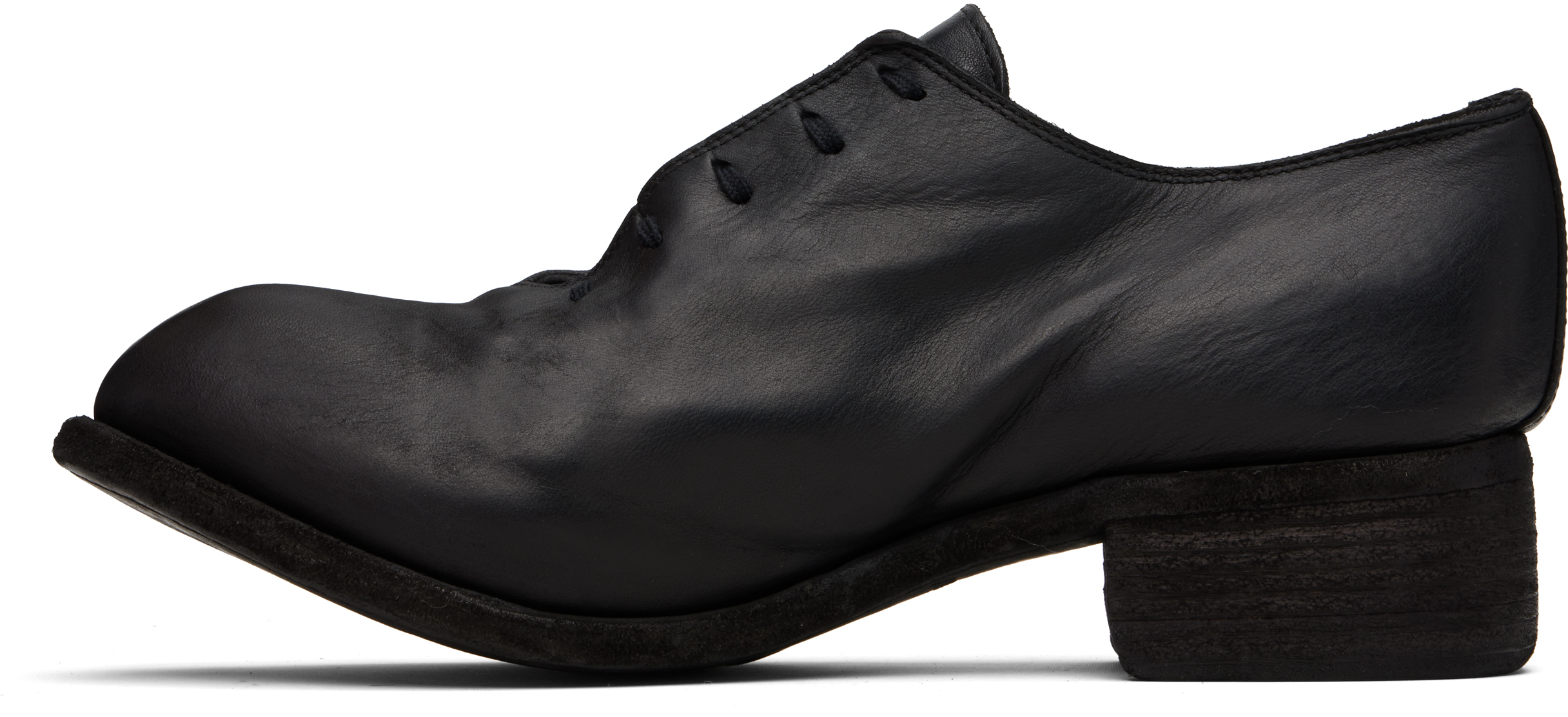 Guidi Black Pl10l Oxfords In Black