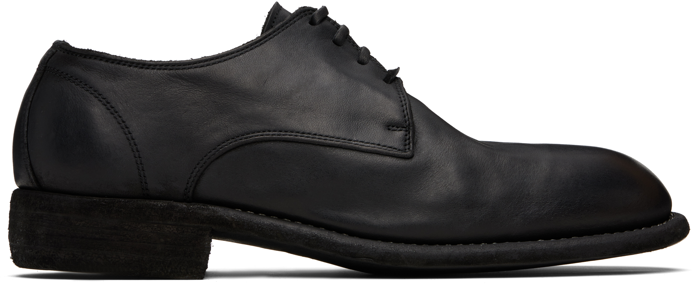 Guidi Black 992x Derbys In Black