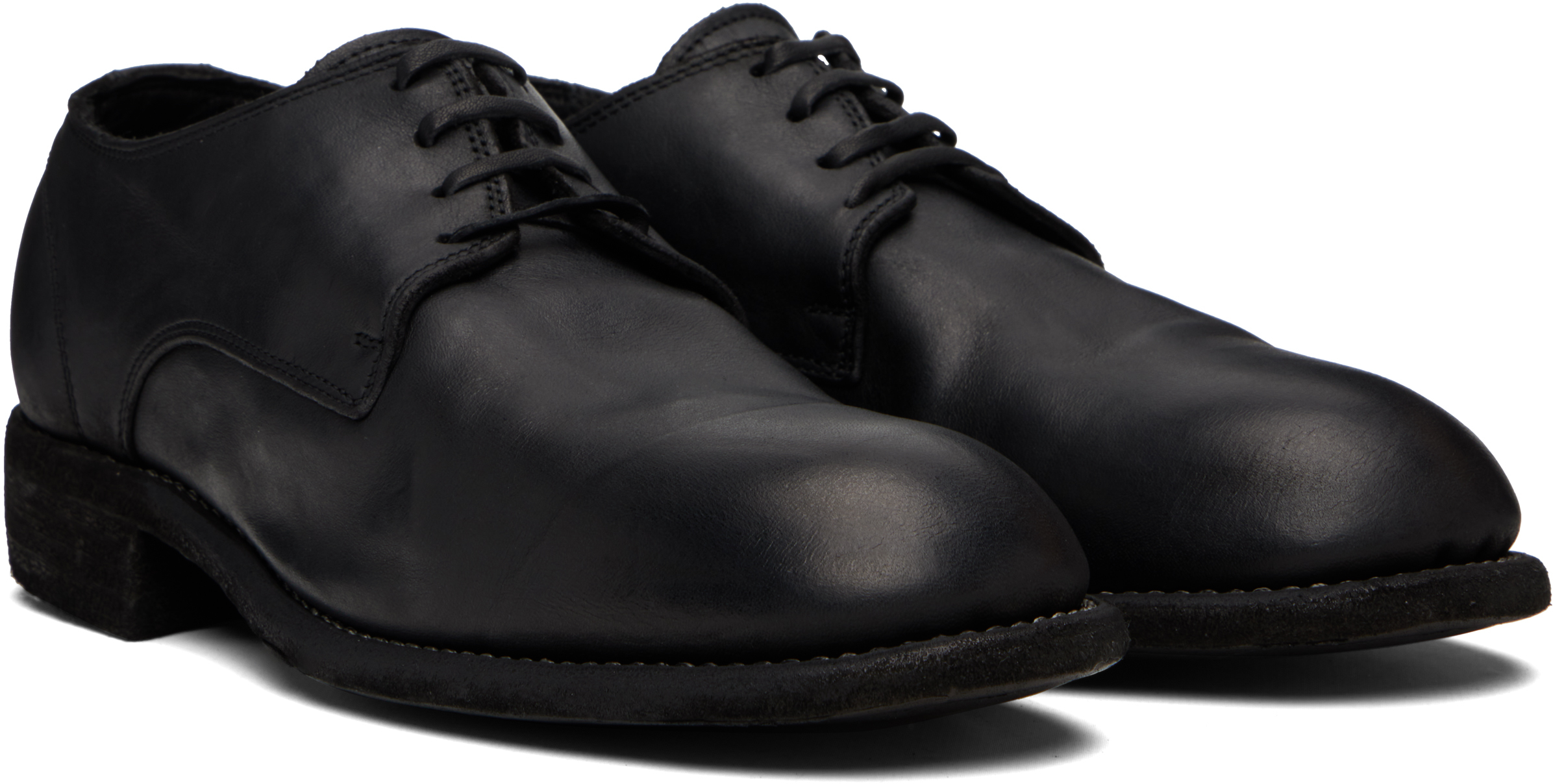 Guidi Black 992x Derbys In Black