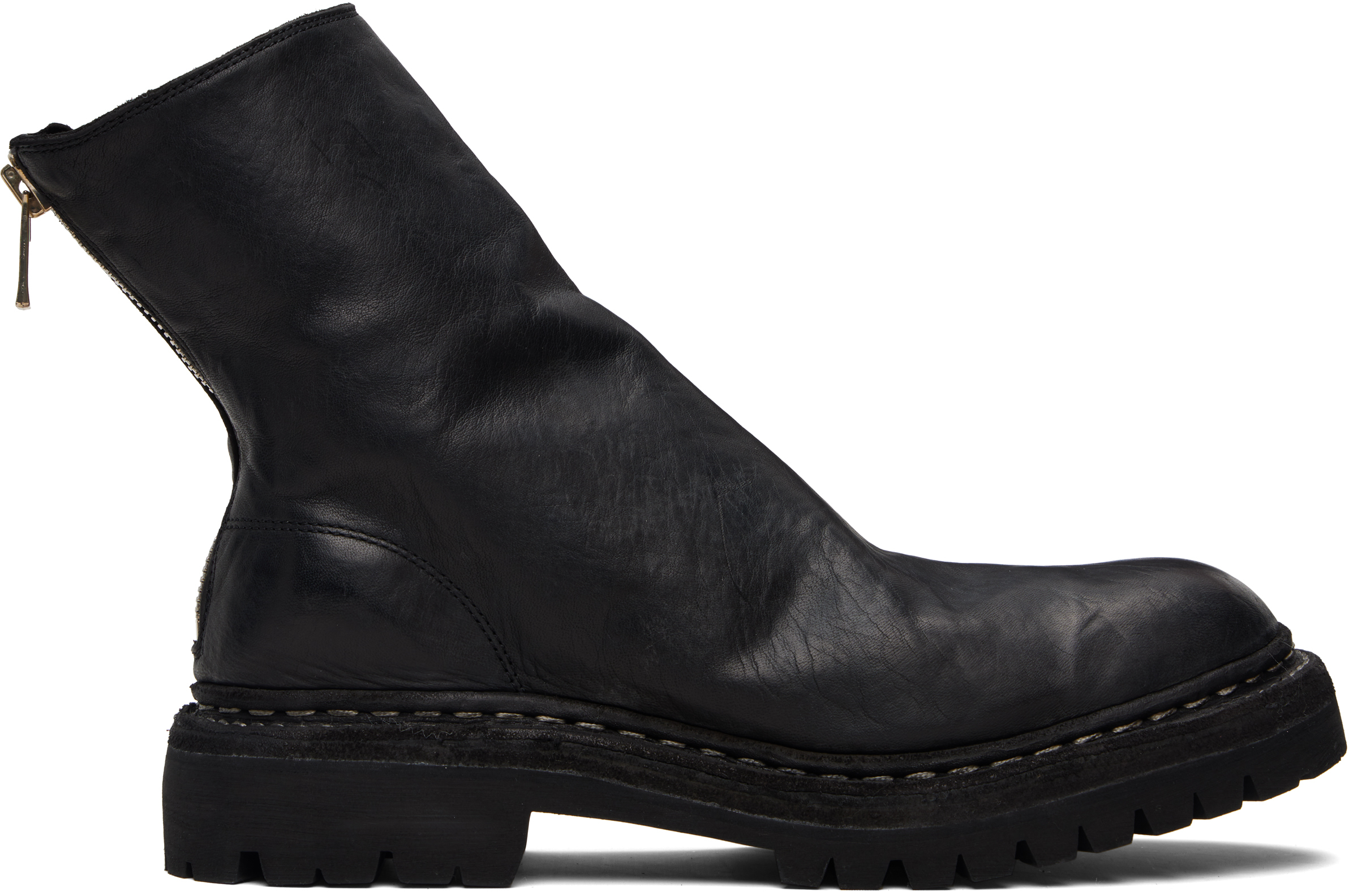 Guidi: Black Soft Horse Leather 796 Boots | SSENSE