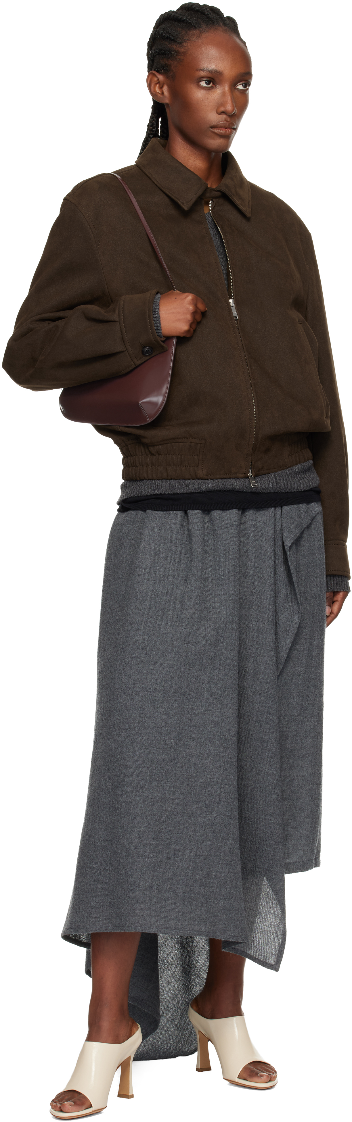 Fane Brown Bra Bag
