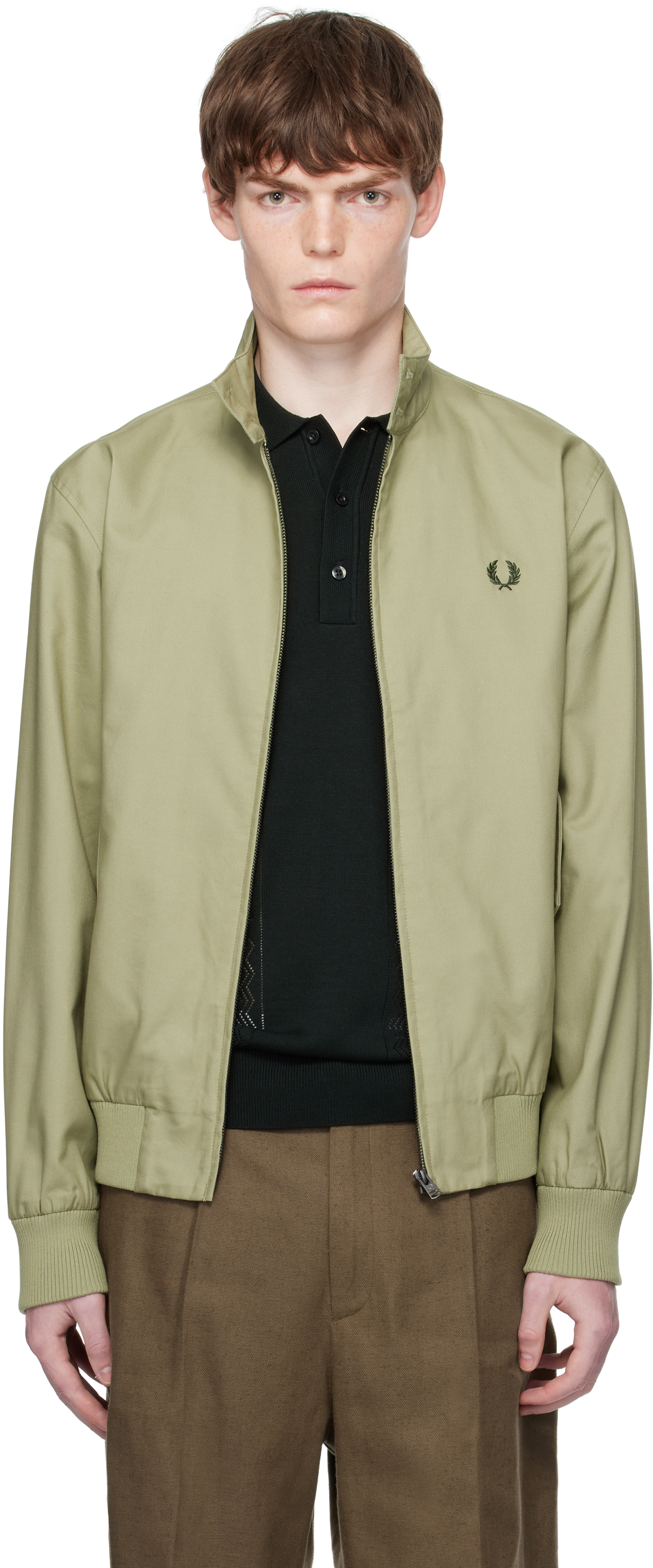 人気 FRED PERRY 裏ボア ハリントンジャケット サイズL カーキ 人気 FRED PERRY 裏ボア ハリントンジャケット サイズL カーキ Fred