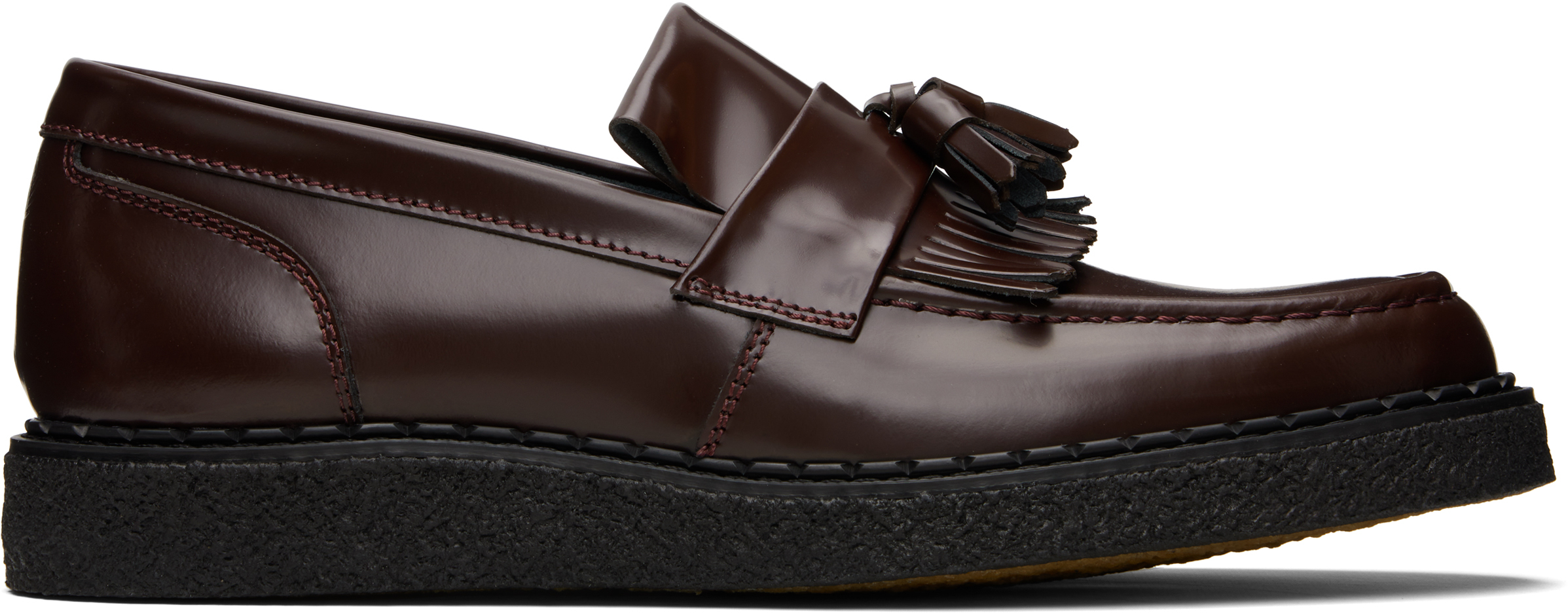 Burgundy George Cox Edition Tassel Loafers