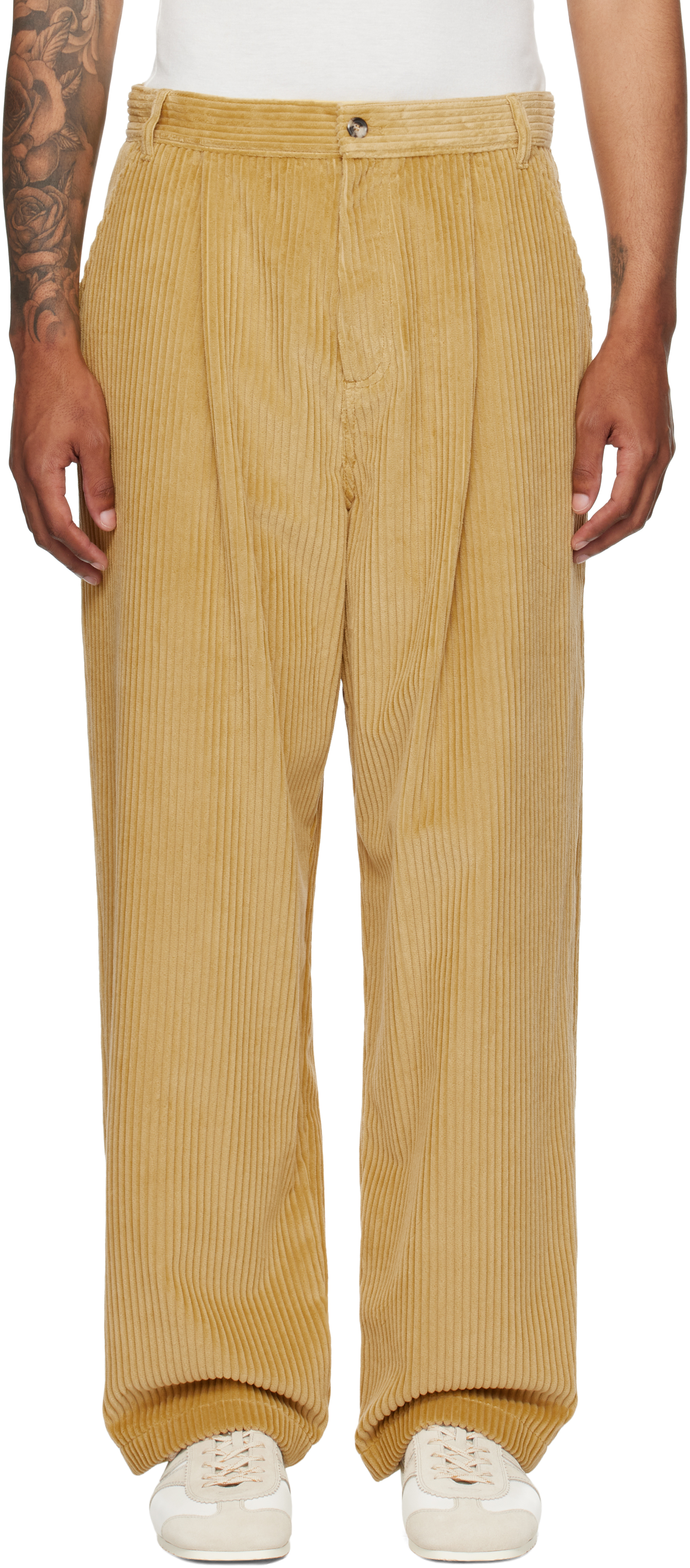 Tan Toggle Trousers