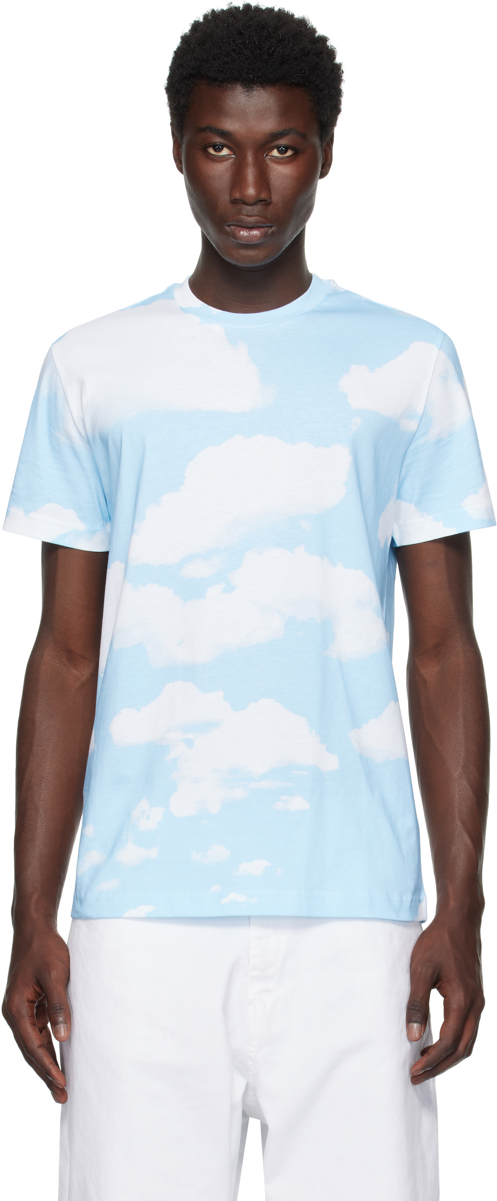 Blue Archive Clouds Organic Cotton T-Shirt