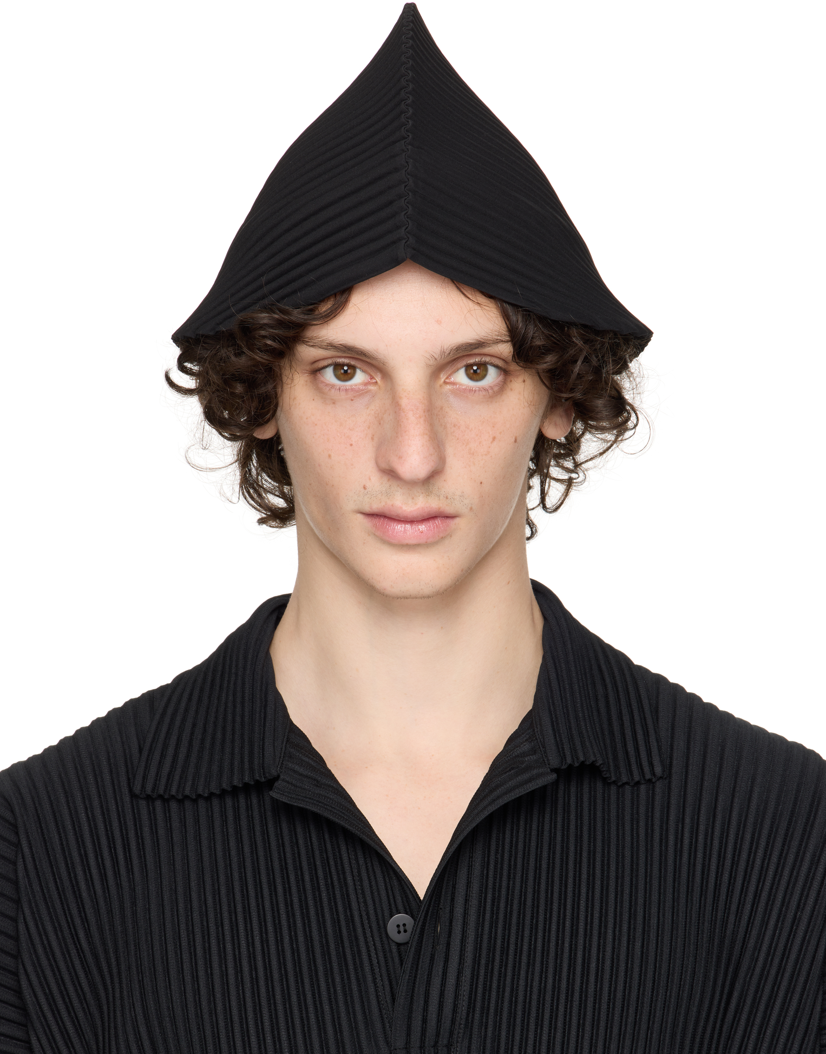 HOMME PLISSÉ ISSEY MIYAKE Black 'A Piece of Mobile' Hat
