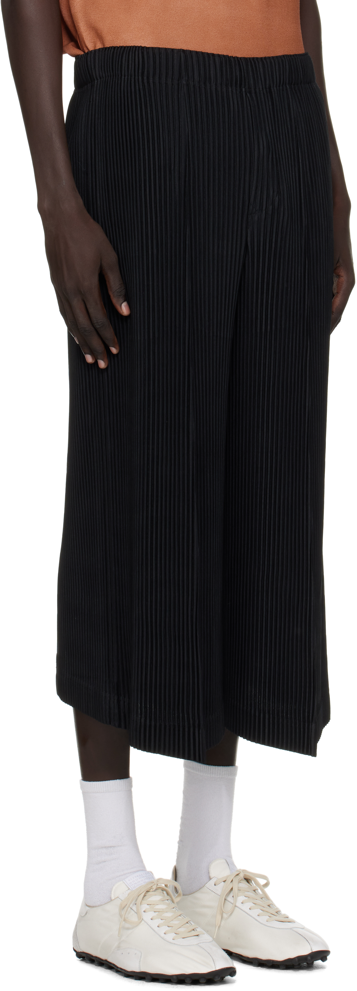 Issey Miyake Black Monthly Color June Trousers In Black