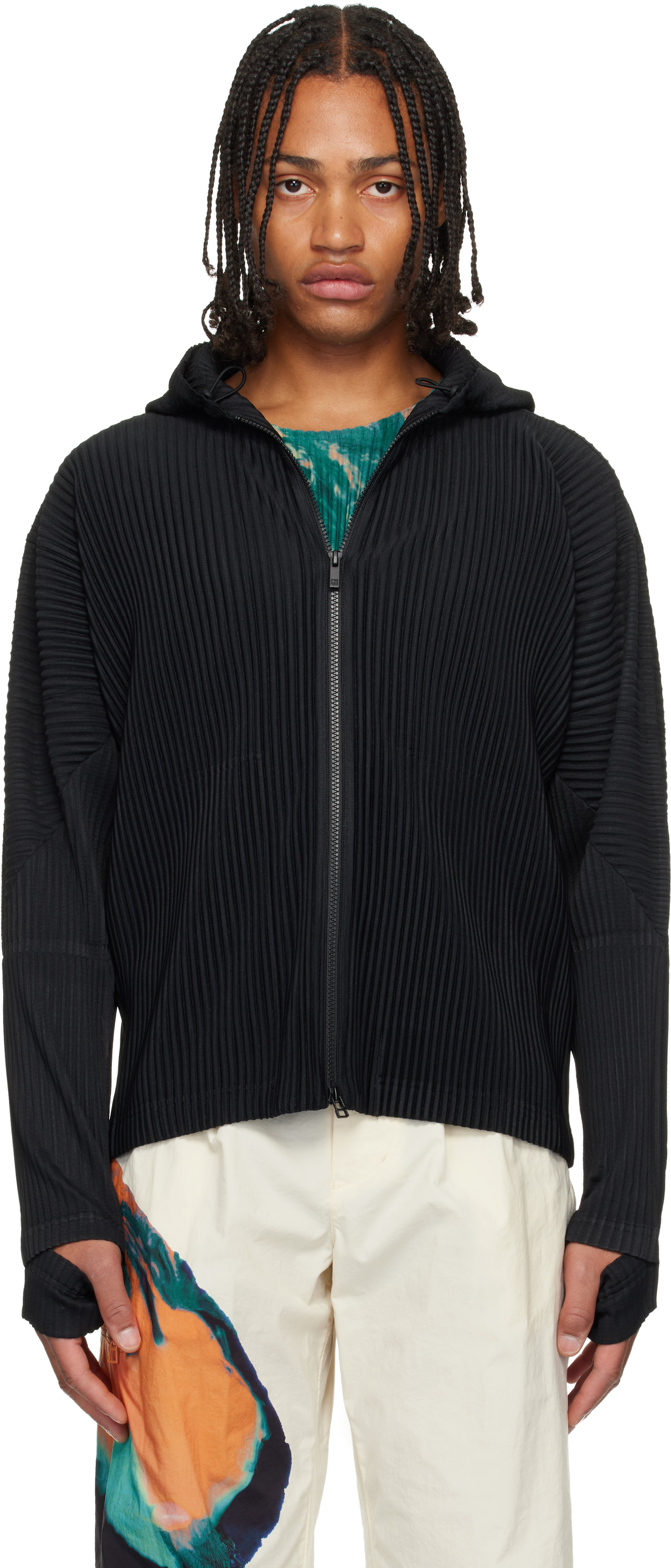 Homme Plissé Issey Miyake hoodies & zipups for Men | SSENSE